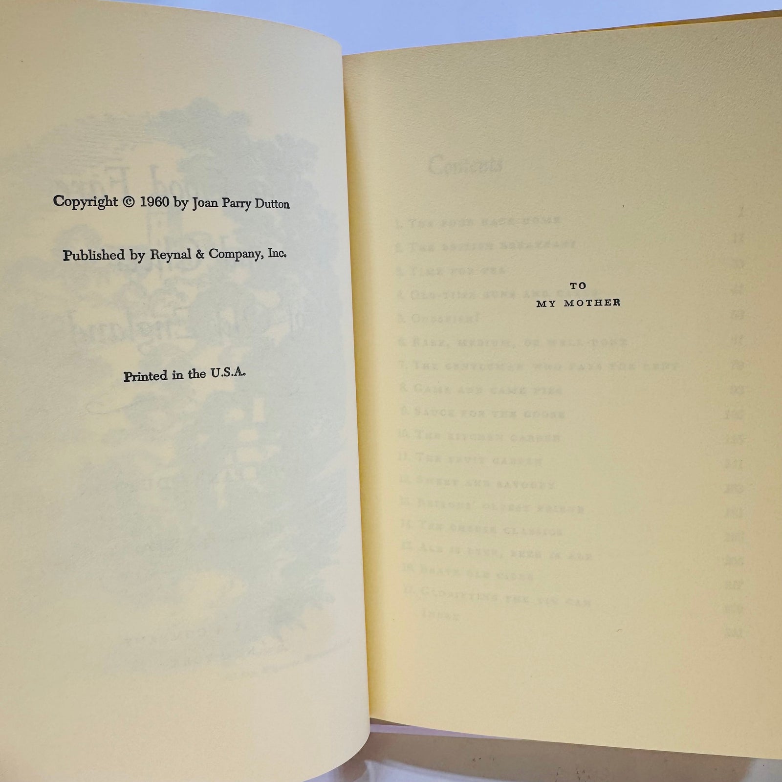 The Good Fare and Cheer of Old England by Joan Parry Dutton 1960 Reynal & Company