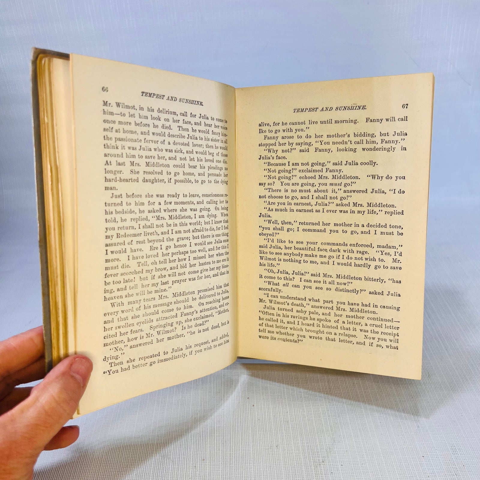 Tempest and Sunshine or Life in Kentucky by Mrs. Mary J. Holmes The Federal Book Company