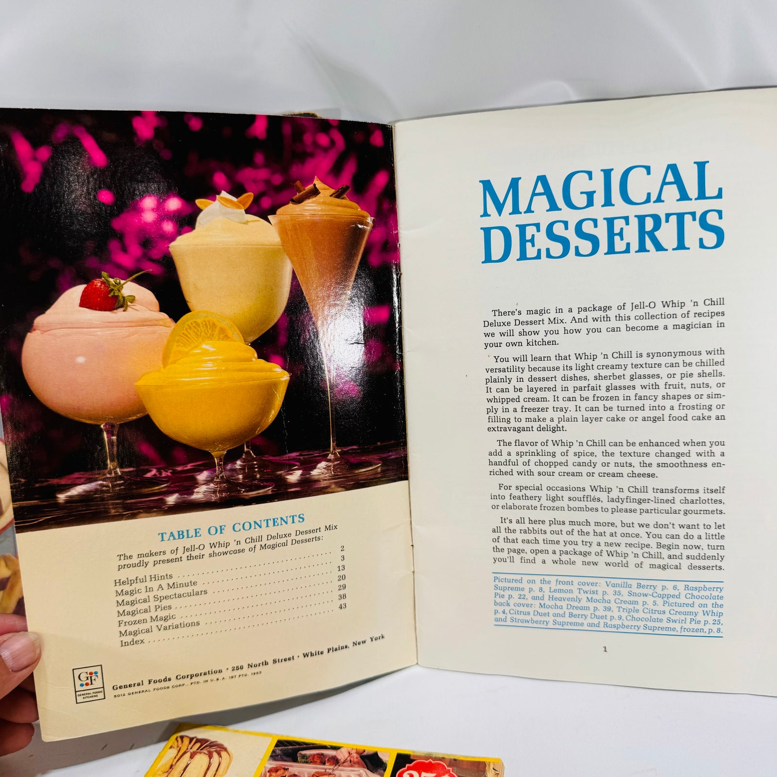 Three Vintage Dessert Pamphlets Great Recipes & Illustrations General Foods & Nordic Ware
