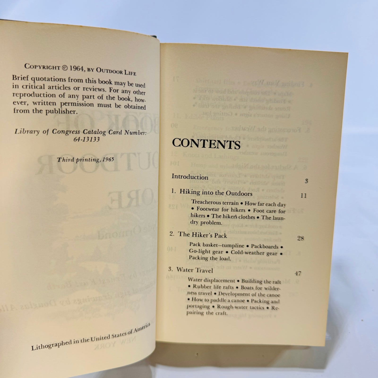 Complete Book of Outdoor Lore by Clyde Ormond 1964 Outdoor Life