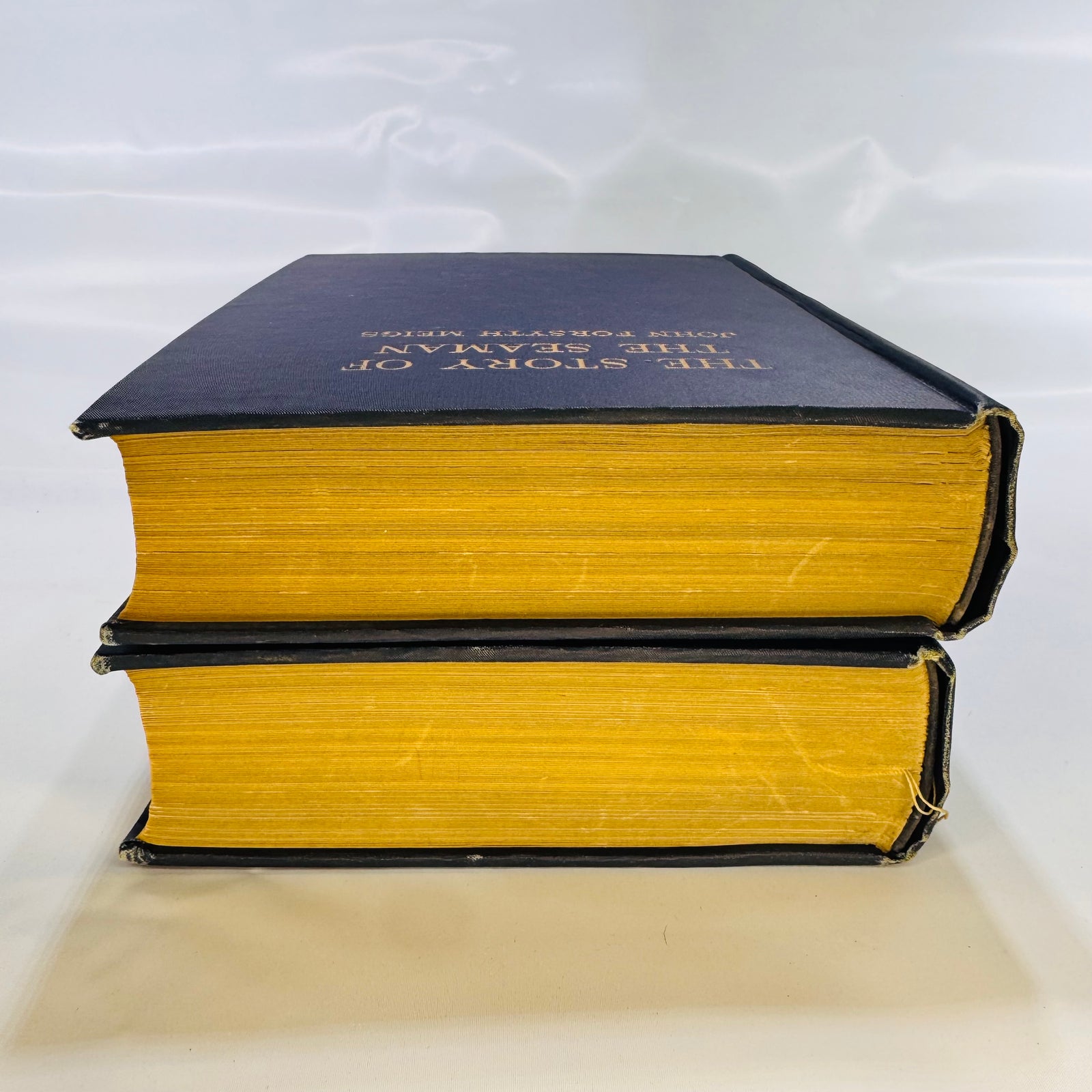 The Story of the Seaman by John Forsyth Meigs Volume 1 and 2 1924 Vintage Book