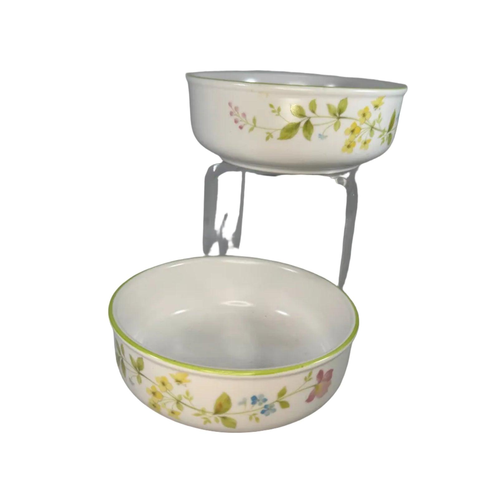 Two Vintage Noritake Progression China Clear Day Bowls | Progression china floral bowls