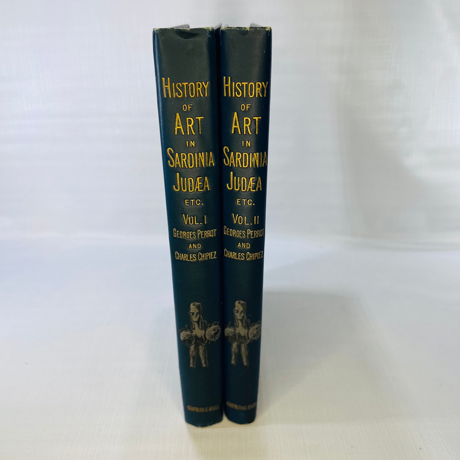 History of Art in Sardinia Judea Syria and Asia Minor Vol. One & Two from the French of Geores Perrot 1890 Chapman and Hall Ltd
