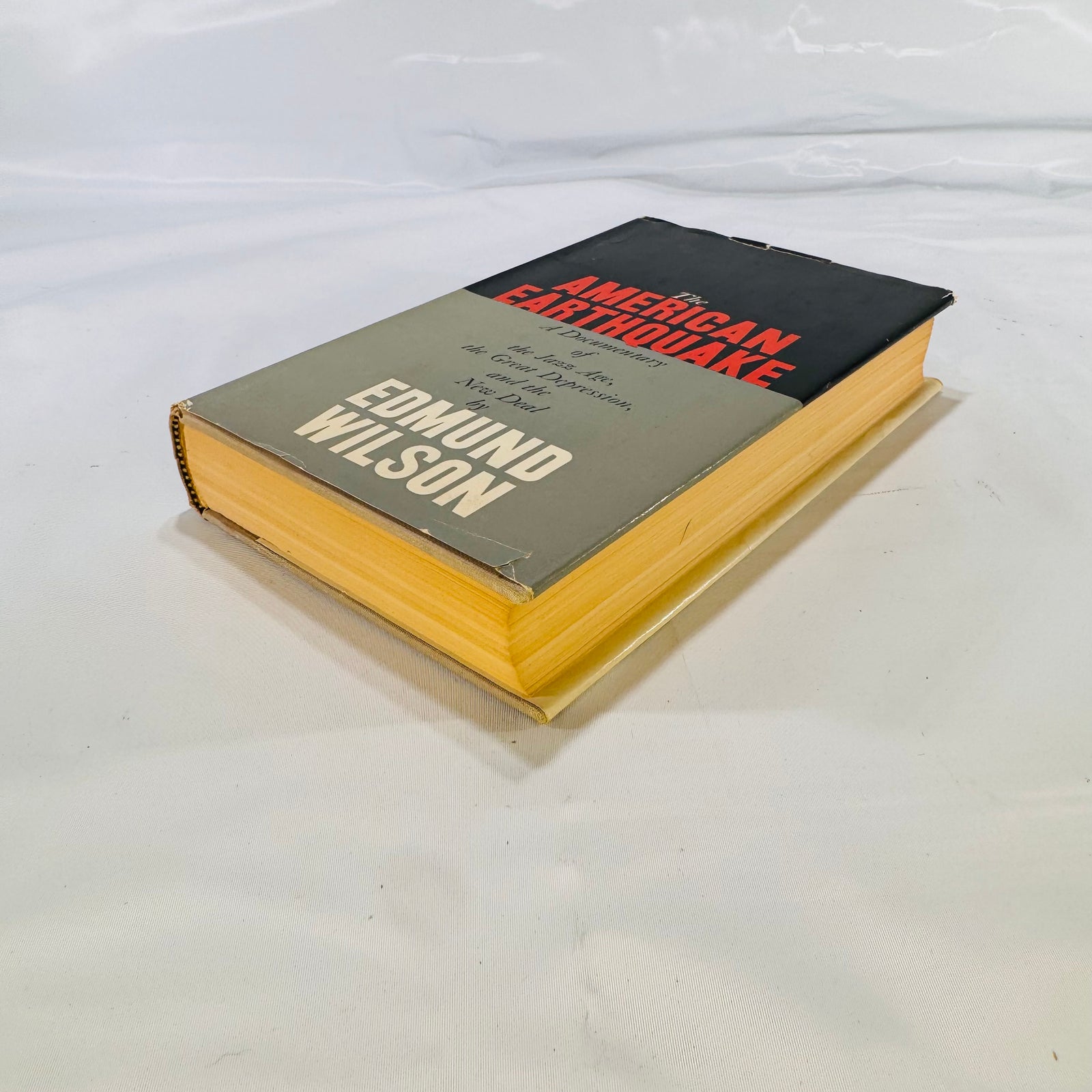 The American Earthquake by Edmund Wilson (1958), Doubleday Anchor Books, Hardcover with Dust Jacket