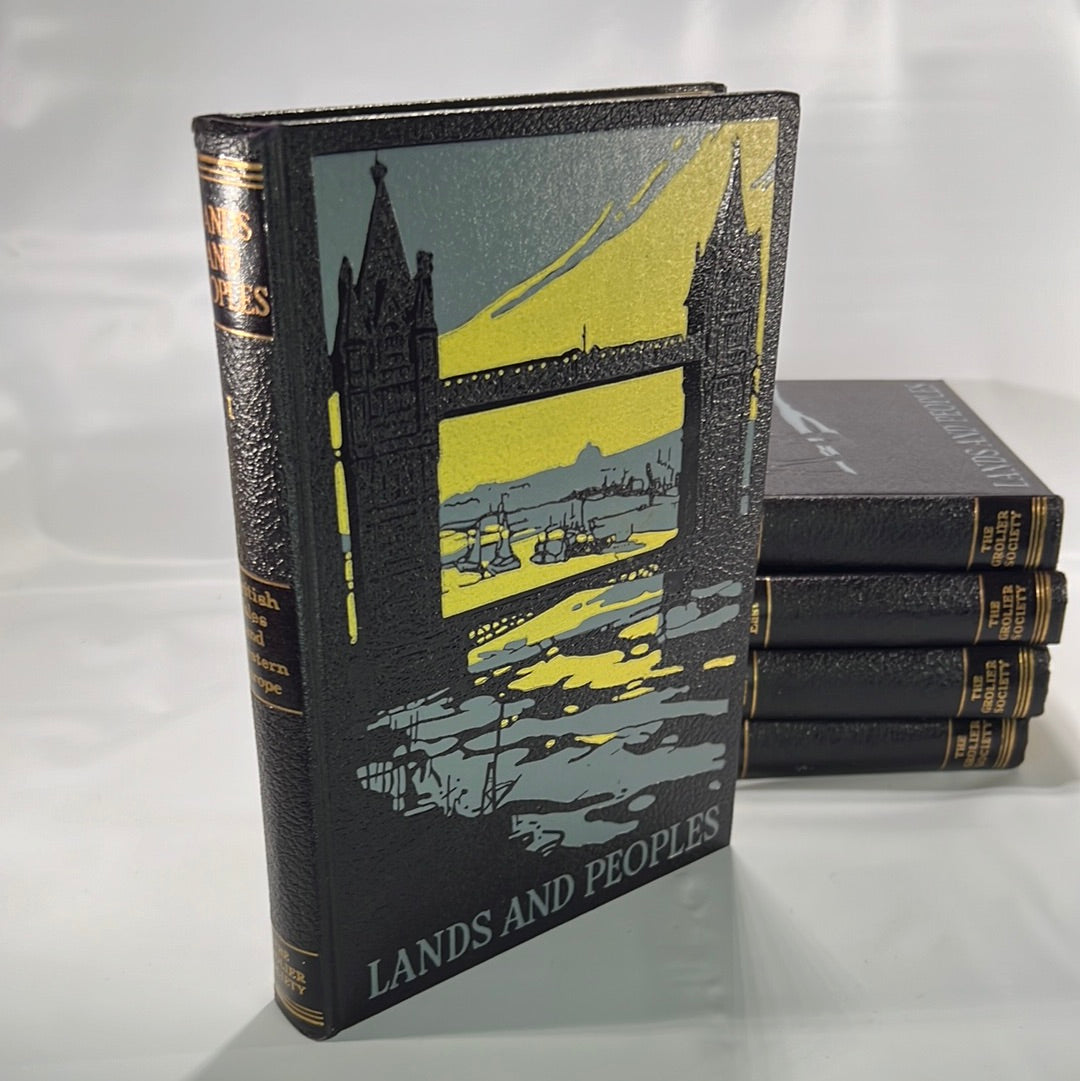 Lands and Peoples the World in Color Set of Five Helen Hynson Merrick (Editor)The Grolier Society 1951