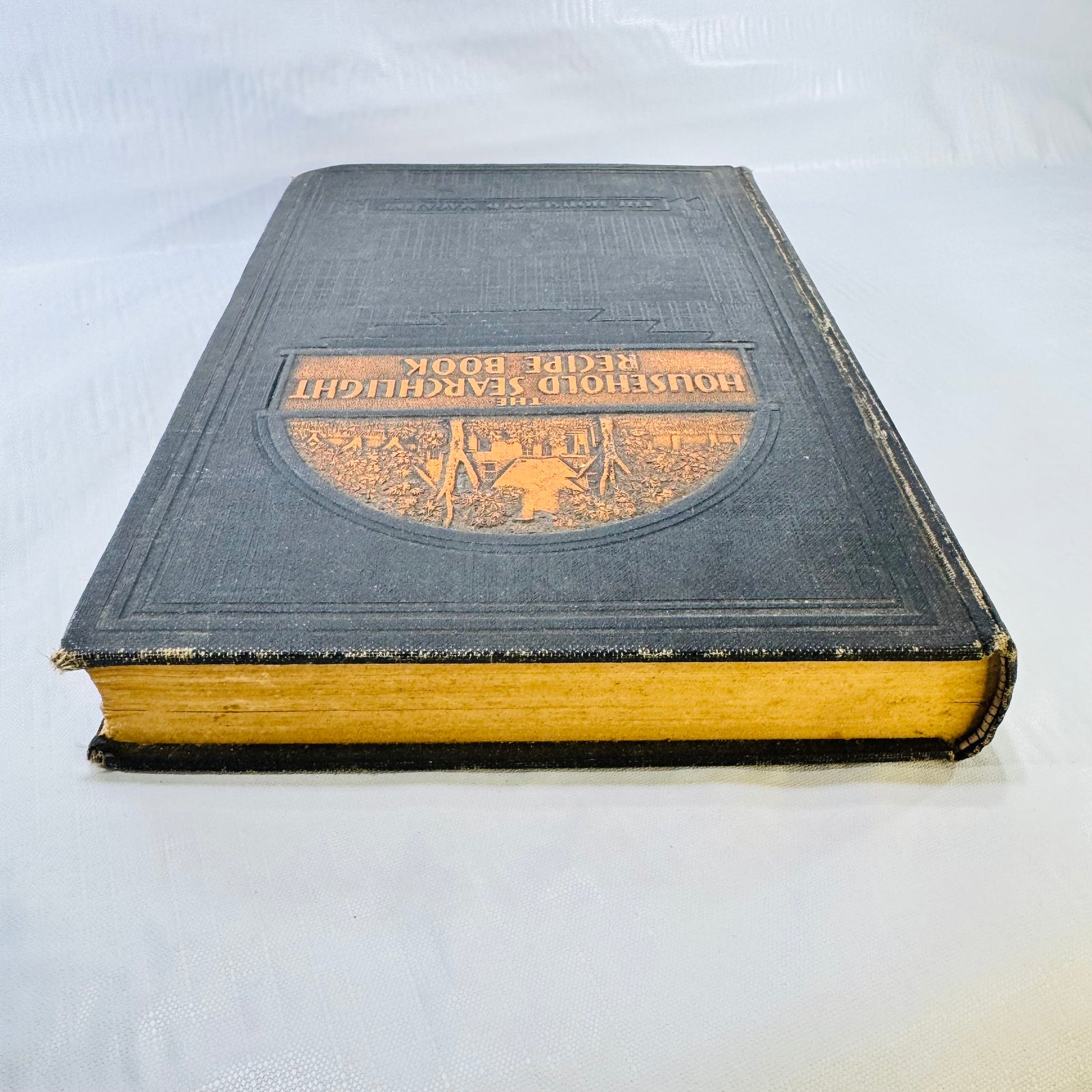 Toned and stained top page edges
