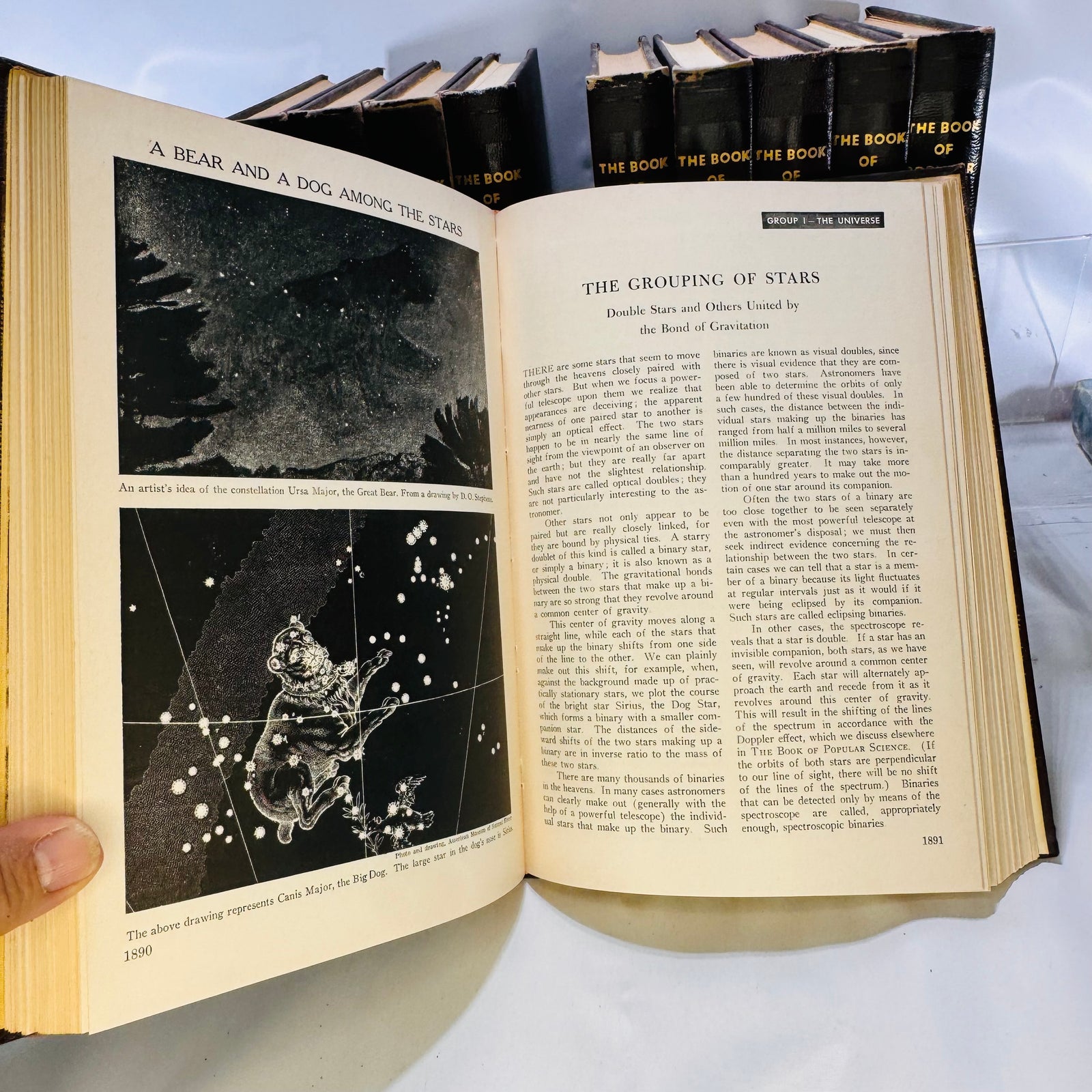 The Book of Popular Science Set by The Grolier Society Inc. 1954 Ten Volumes Hardcover