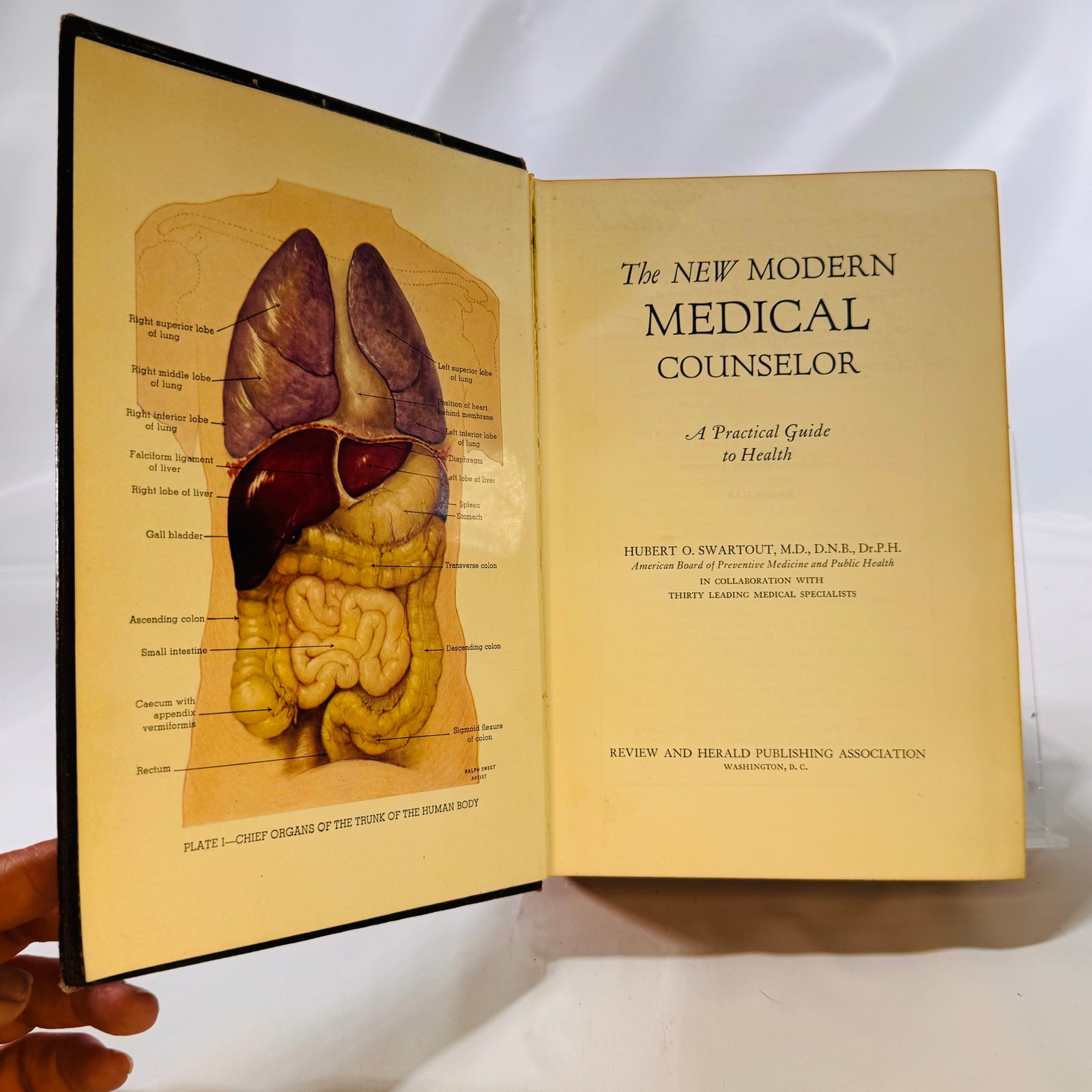 The New Modern Medical Counselor A Practical Guide to Health by Hurbert O. Swartout M.D. 1951 Review and Herald Publishing