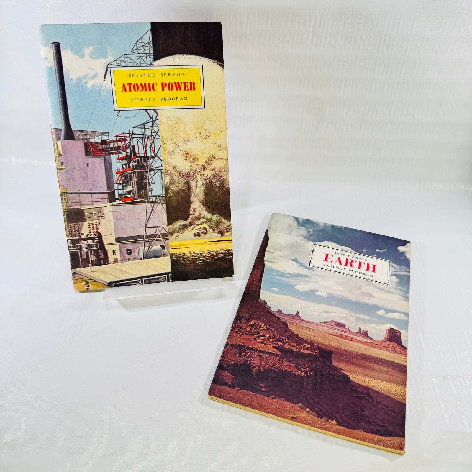 Atomic Power and The Earth Science Service 1960 Book Lot of 2