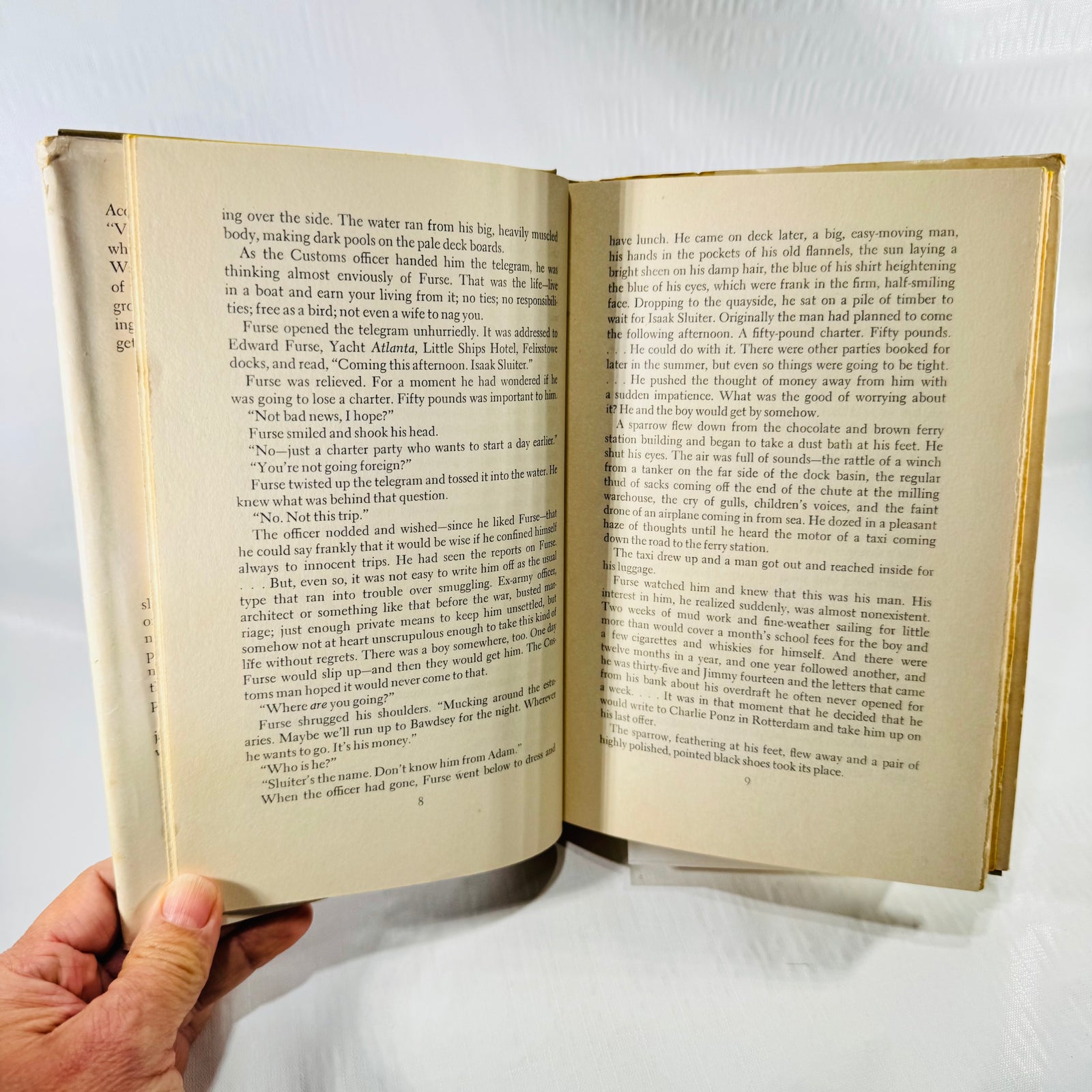 Interior pages 8 and 9
