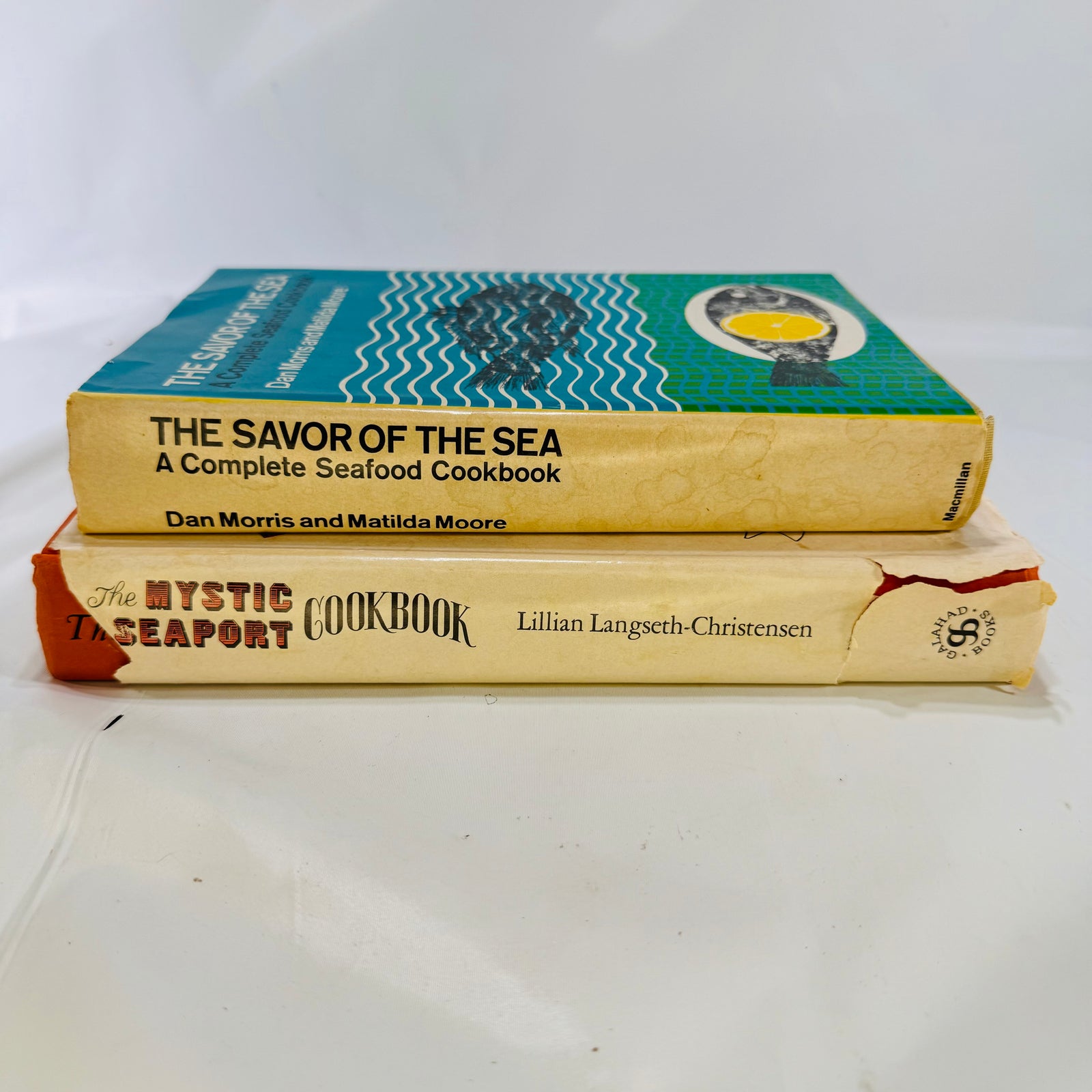 The Mystic Seaport & The Savor of the Sea Vintage Cookbooks