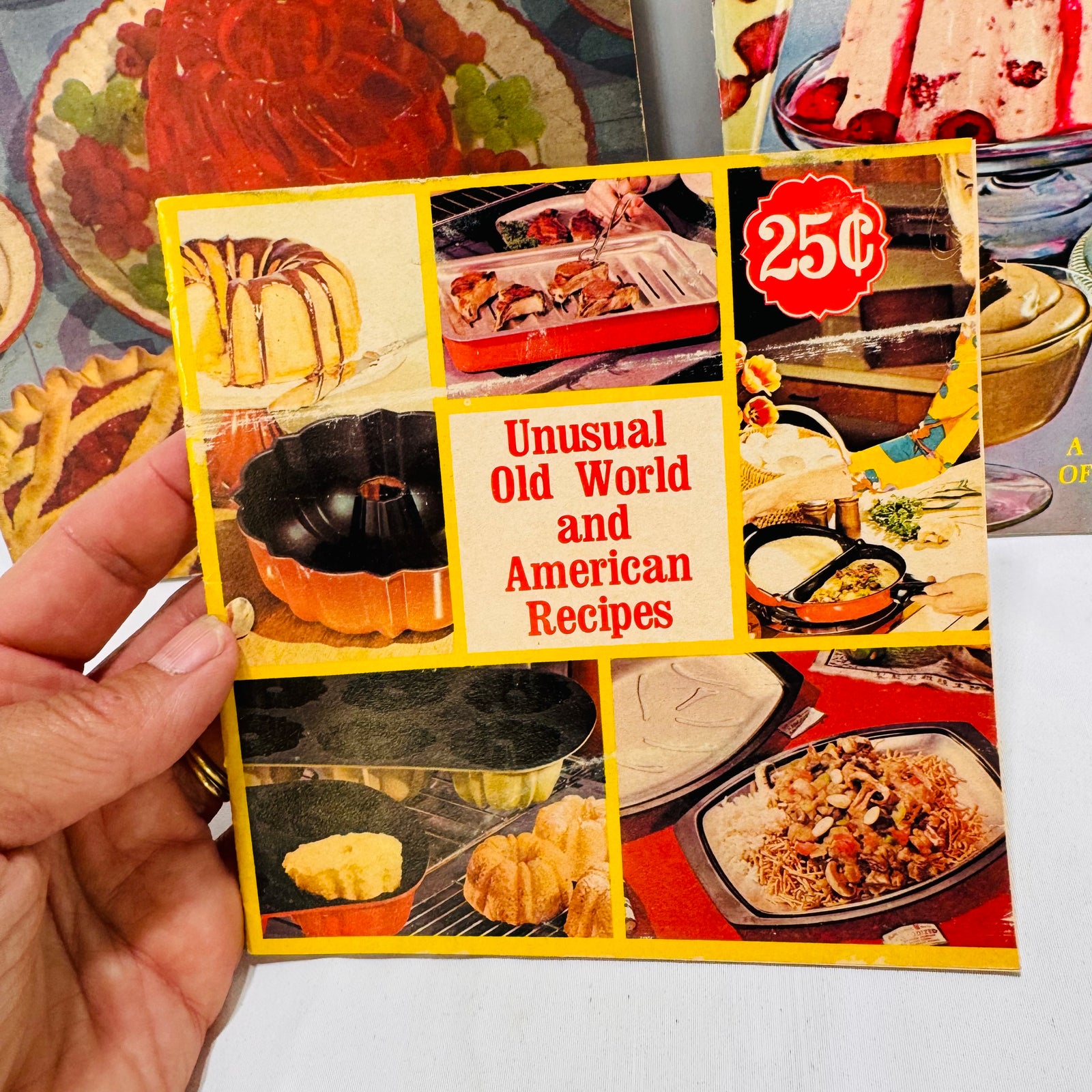 Three Vintage Dessert Pamphlets Great Recipes & Illustrations General Foods & Nordic Ware