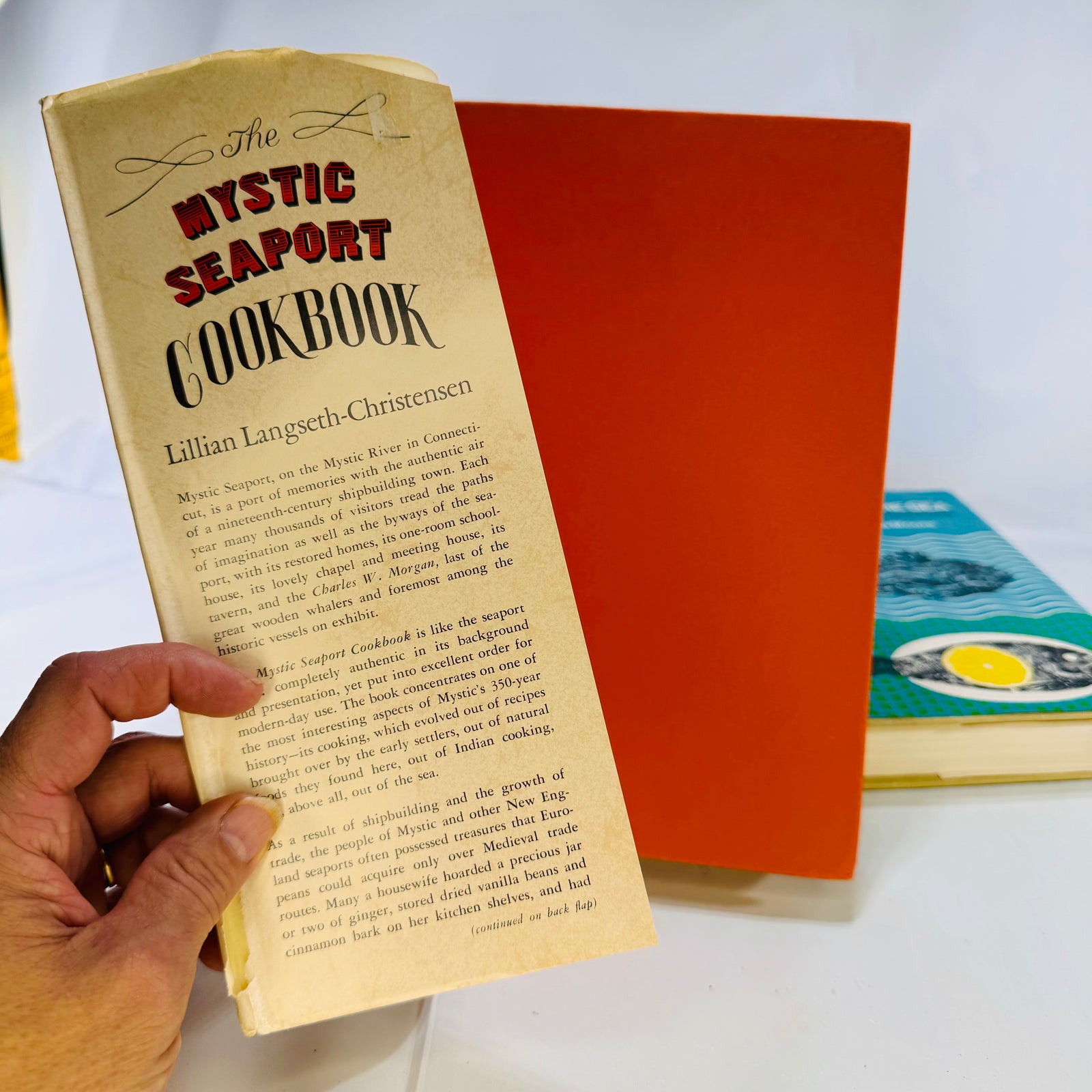 The Mystic Seaport & The Savor of the Sea Vintage Cookbooks
