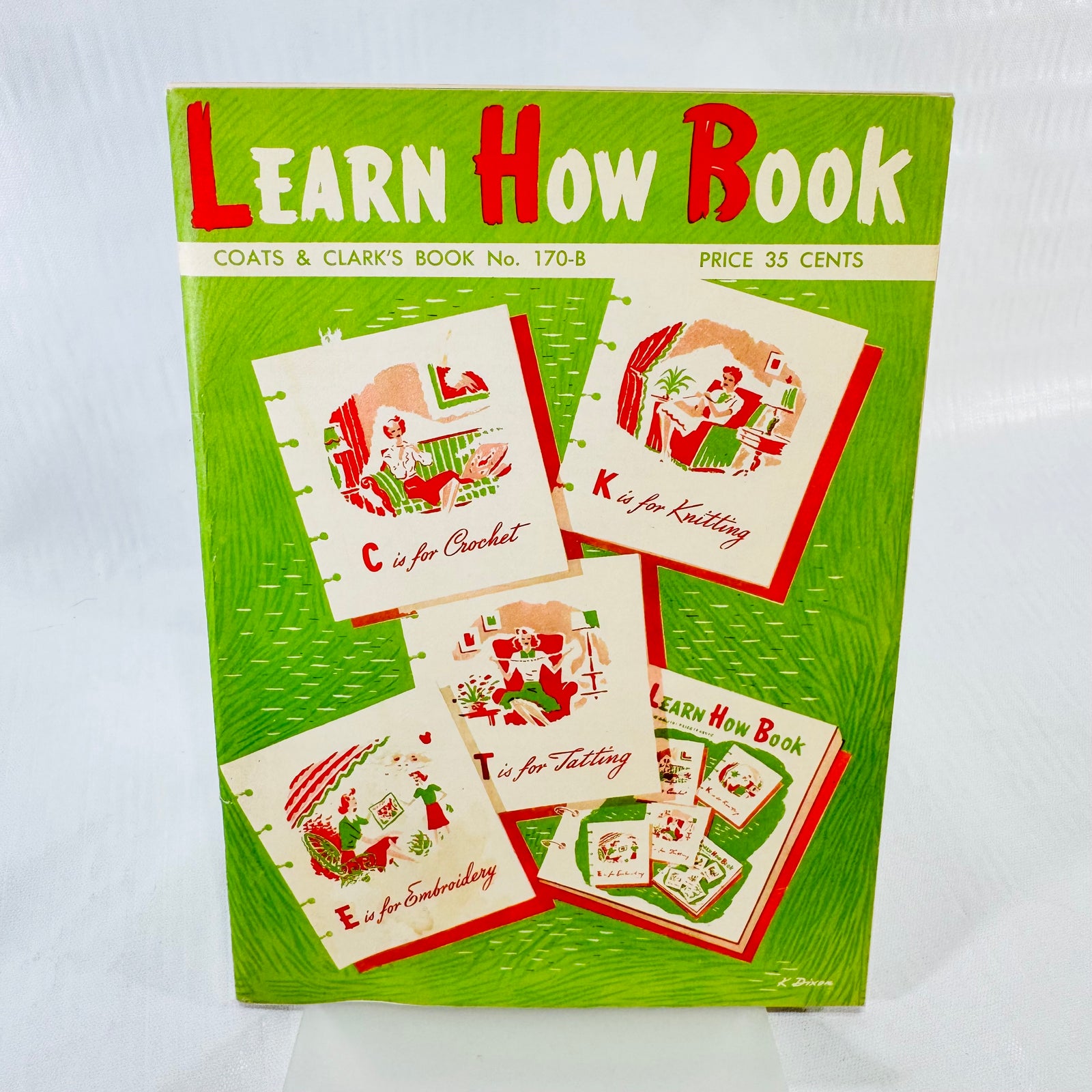 Coats and Clark Learn How Book 170-B illustrated front cover