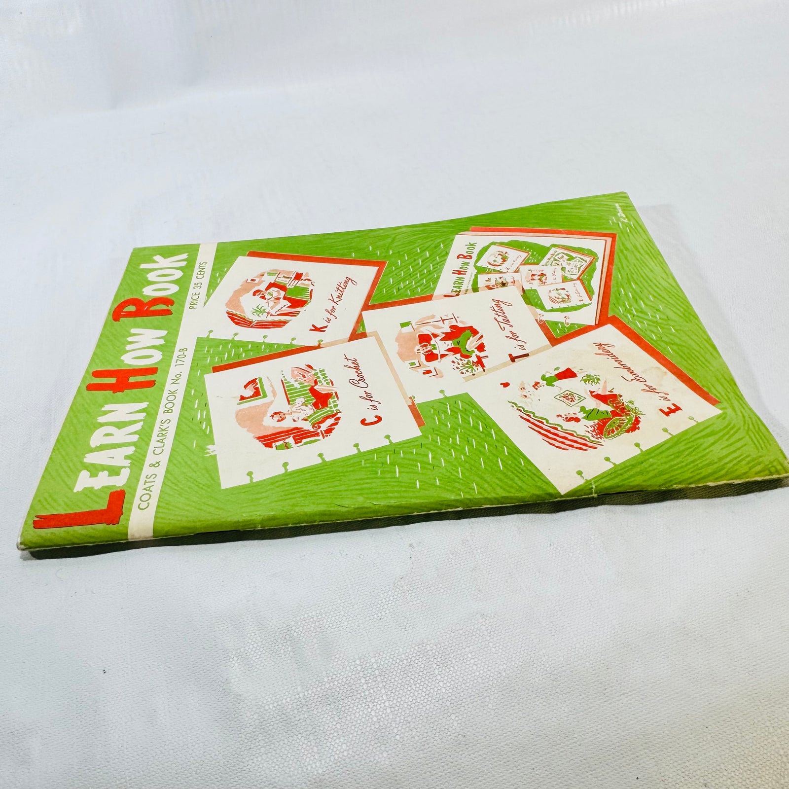 Learn How Book front cover and spine fold wear