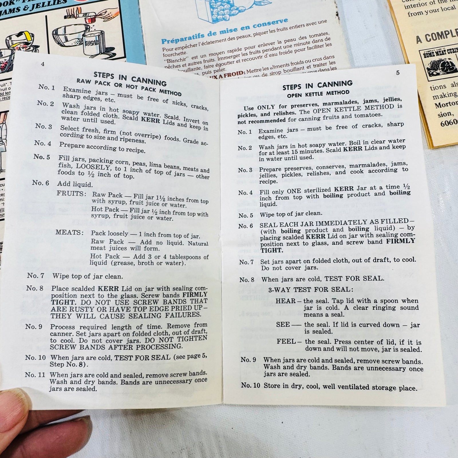 Kerr canning booklet interior