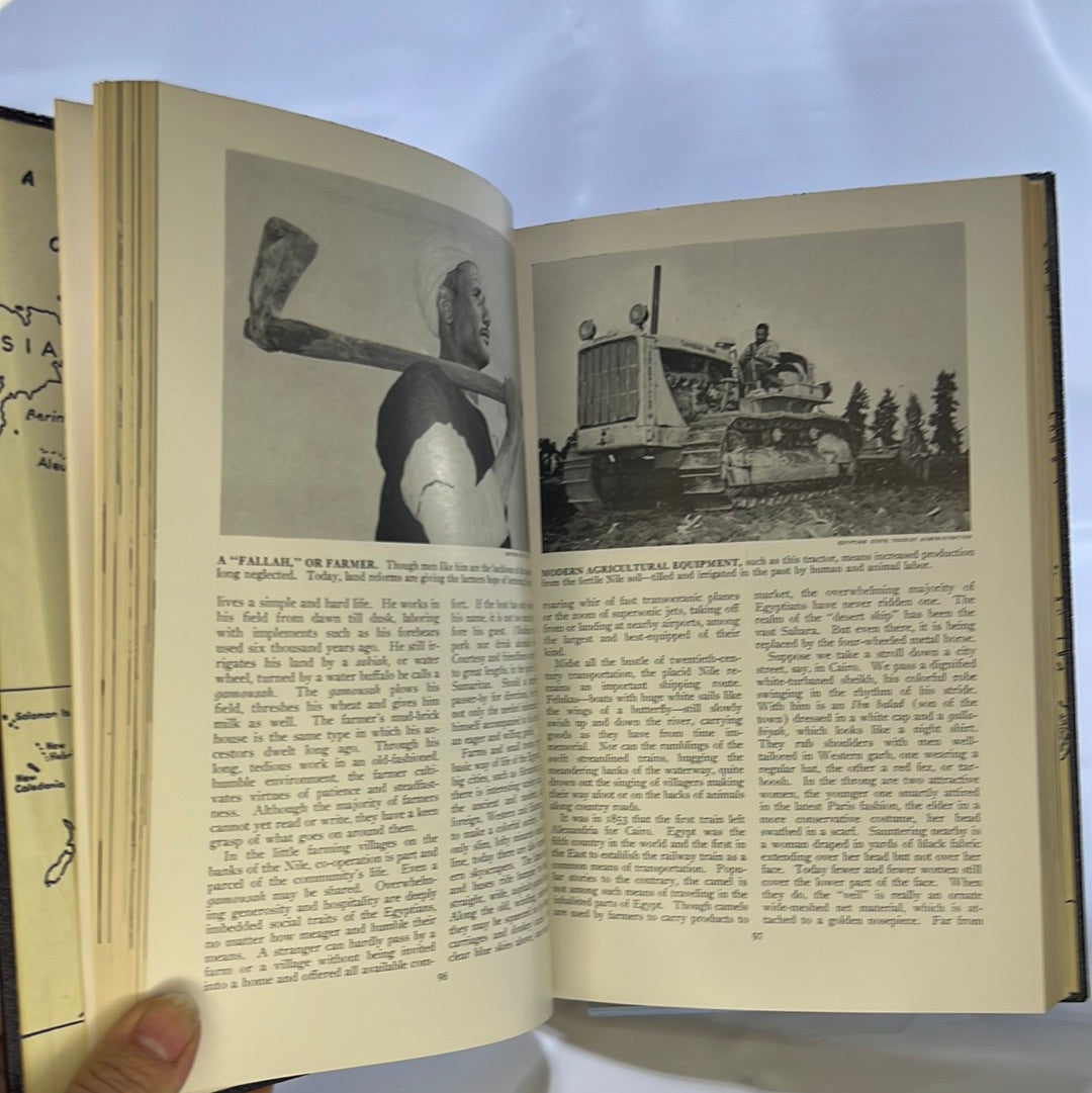 Lands and Peoples the World in Color Set of Five Helen Hynson Merrick (Editor)The Grolier Society 1951