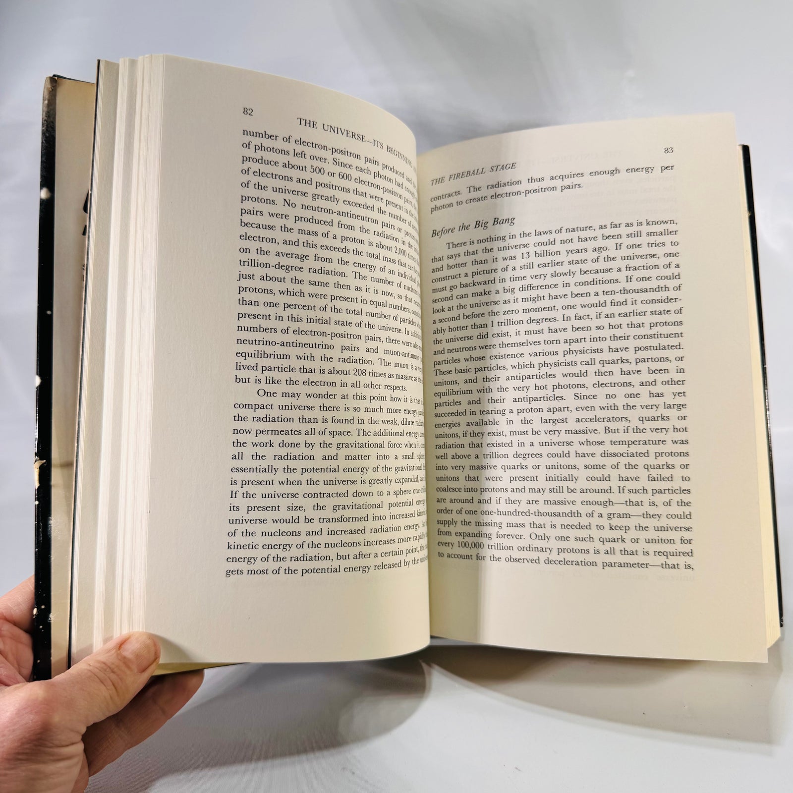 The Universe: Its Beginning and End by Lloyd Motz 1975 Hardcover Vintage Cosmology