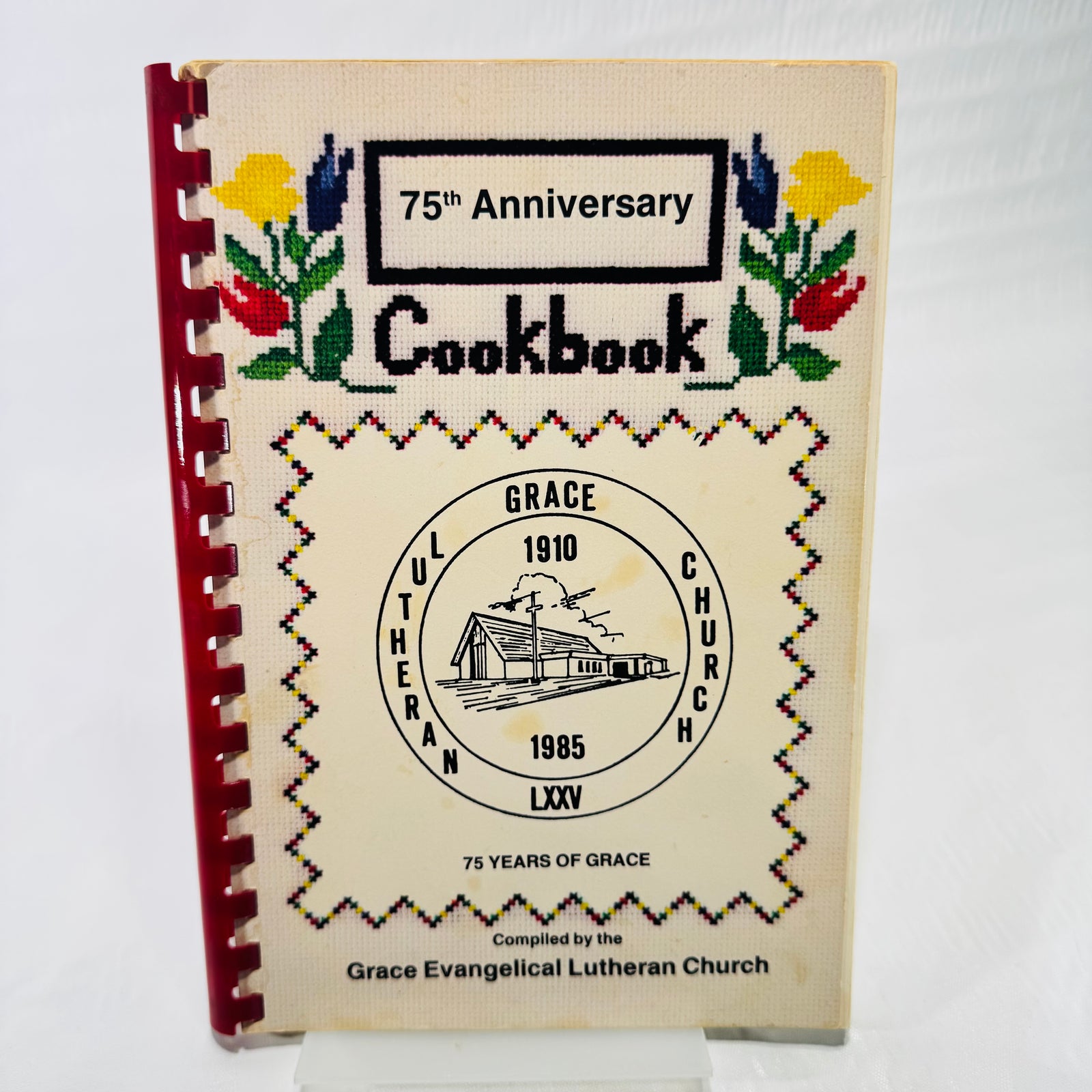 Grace Lutheran Church 75th Anniversary Cookbook, Saginaw Michigan 1985