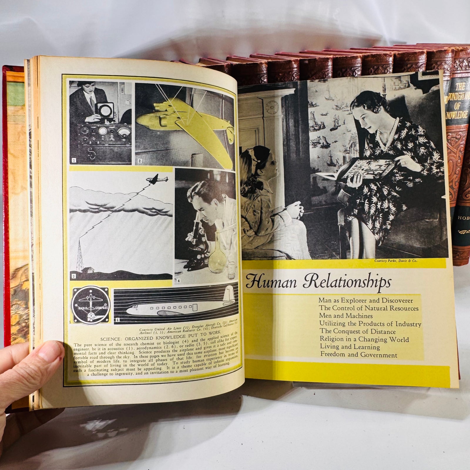 The Wonderland of Knowledge Pictorial Encyclopedia Set 1956 14 Volumes Wonderland of Knowledge Corp.