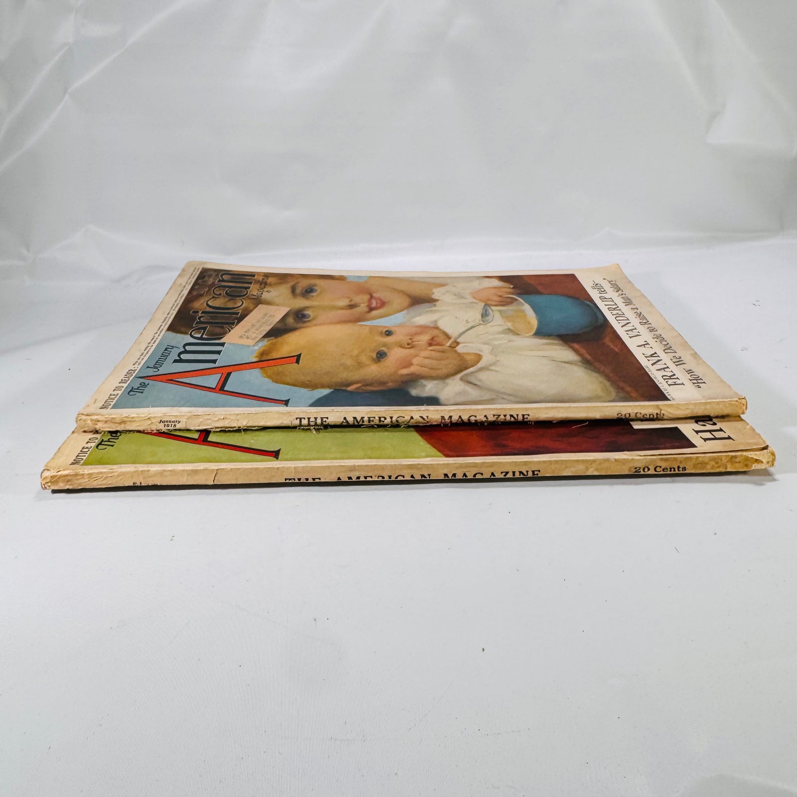 The American Magazine (January 1919 & February 1918) – Vintage Illustrated Journalism & Fiction