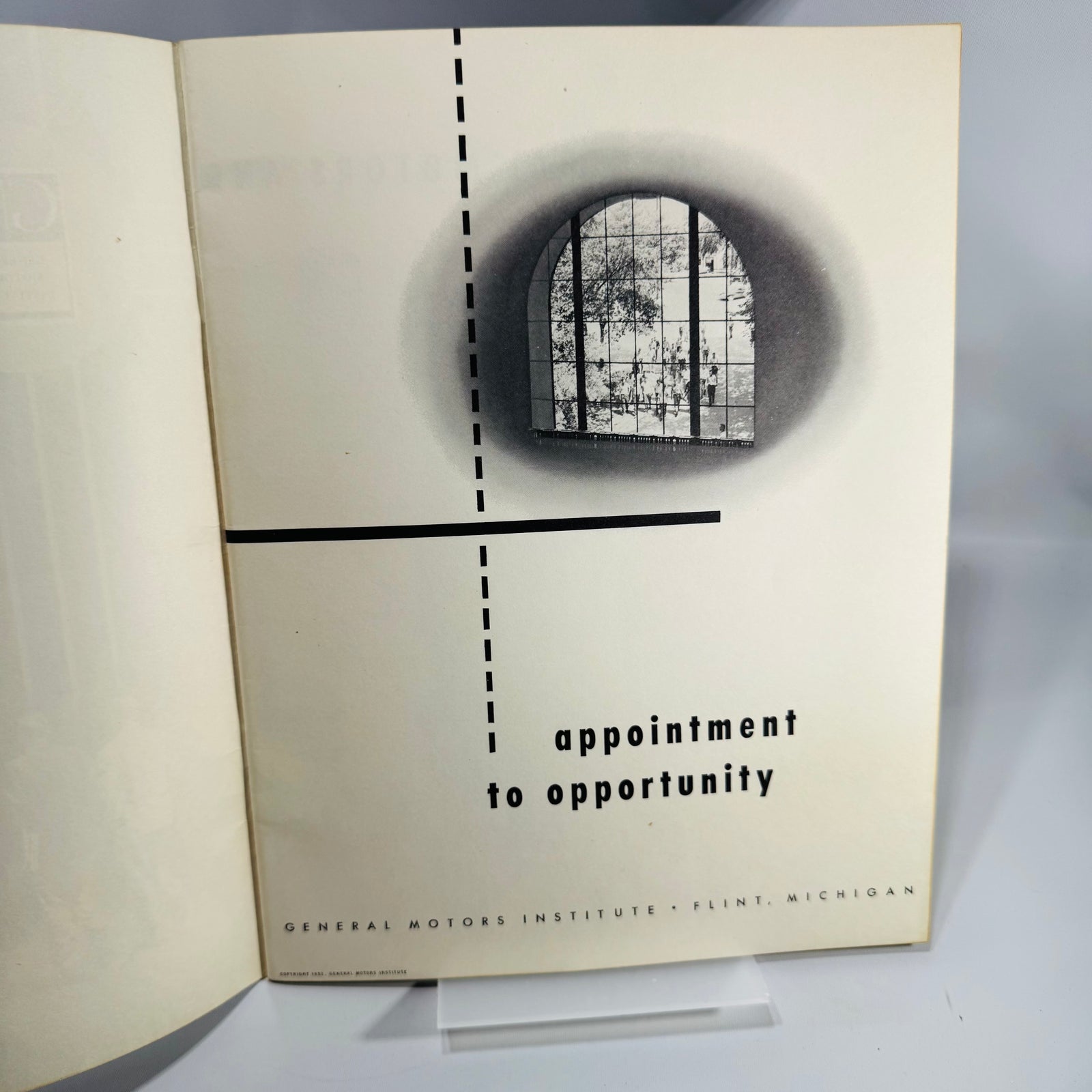 1952 General Motors Institute Appointment to Opportunity Booklet