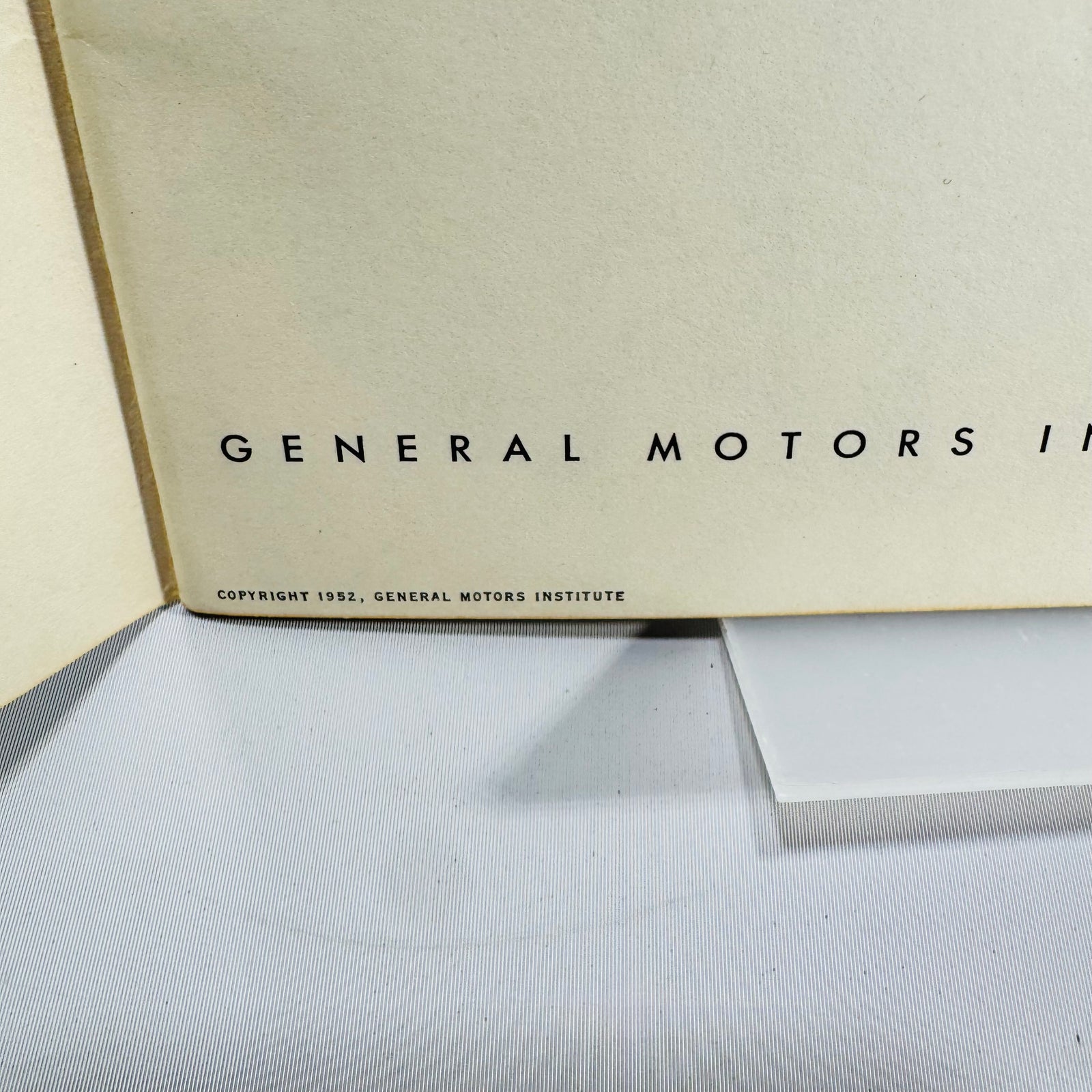 1952 General Motors Institute Appointment to Opportunity Booklet