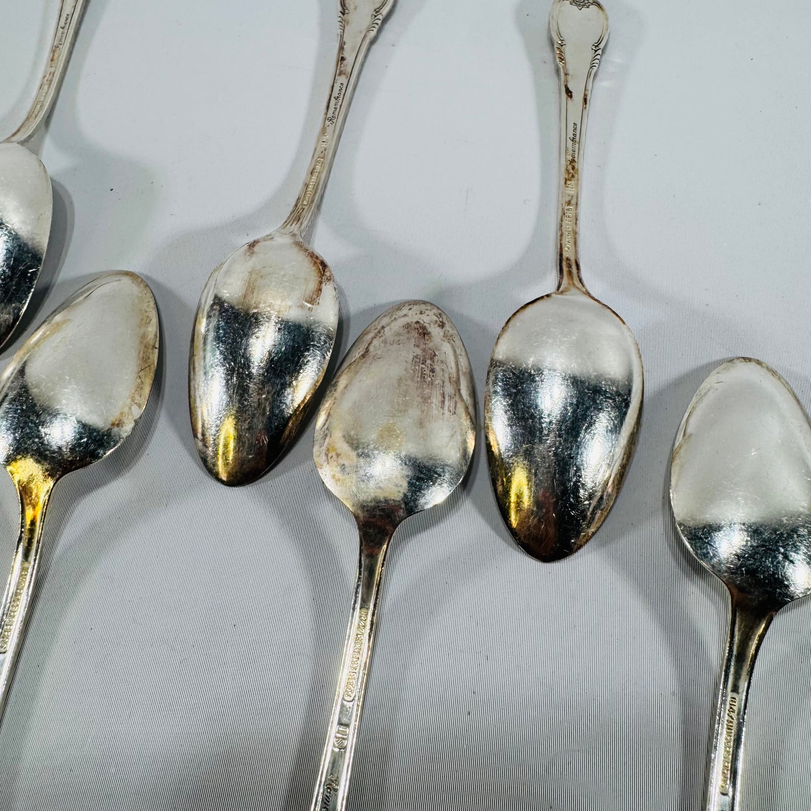 Set of 7 Vintage 1847 Rogers Bros Remembrance Teaspoons – Silverplate, 1948
