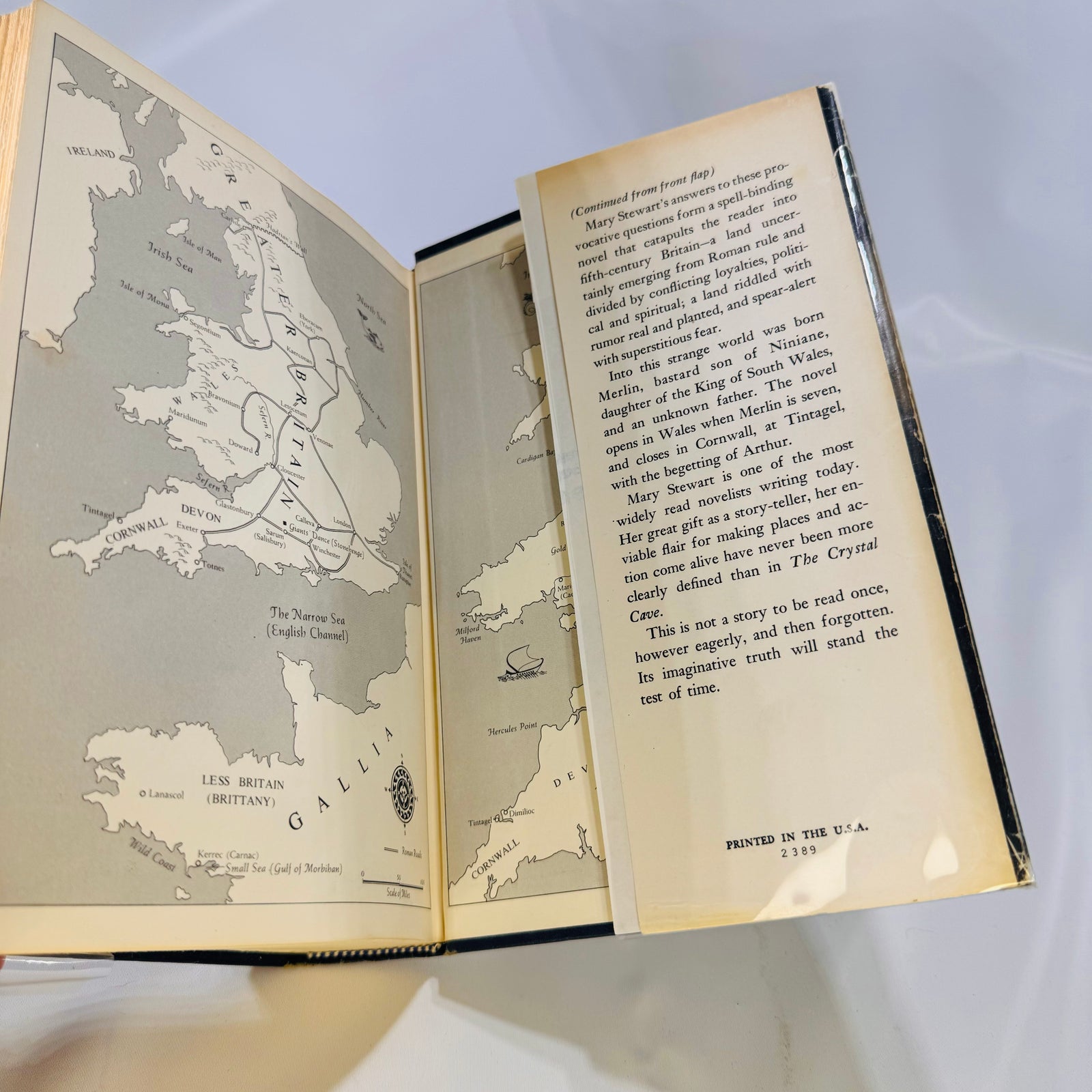 The Crystal Cave by Mary Stewart 1970 William Morrow and Company