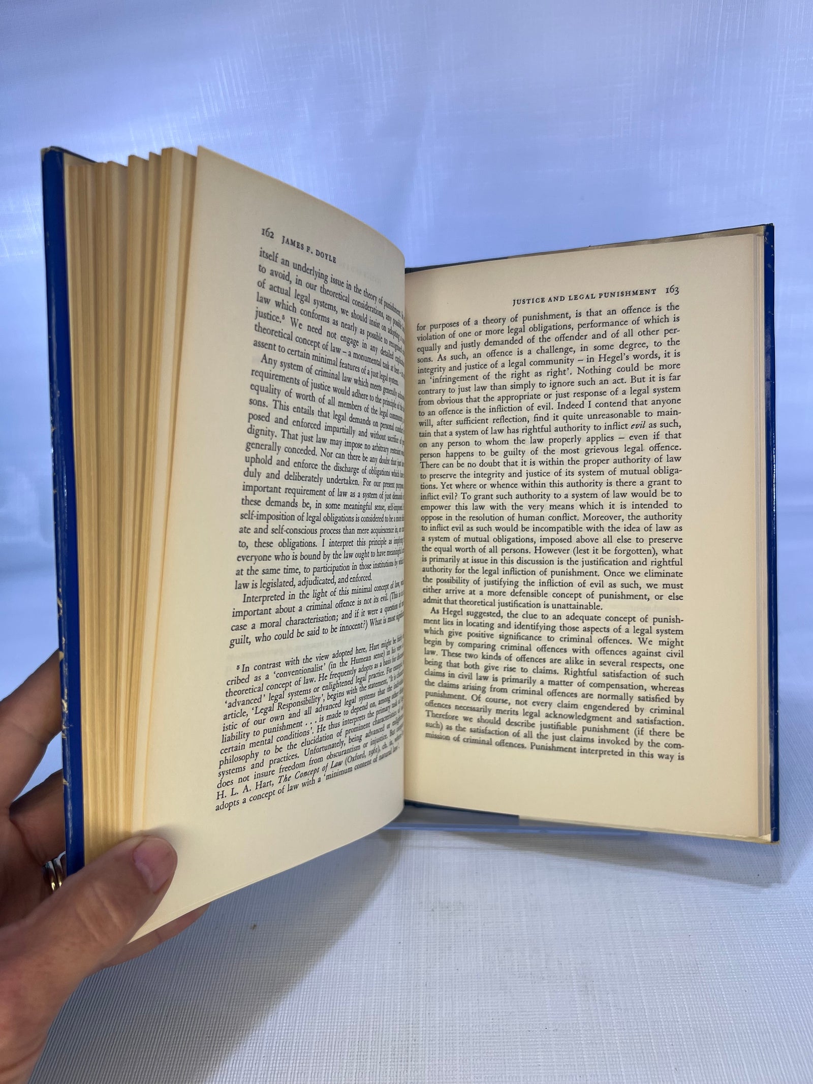 The Philosophy of Punishment a Collection of Papers edited by H.B. Action 1969 Macmillan St. Martin Press,