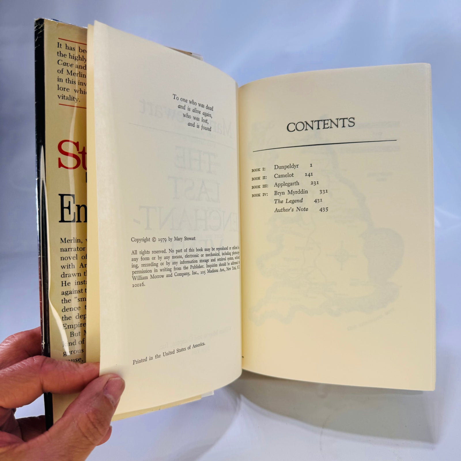 The Last Enchantment by Mary Stewart 1979 William Morrow and Company