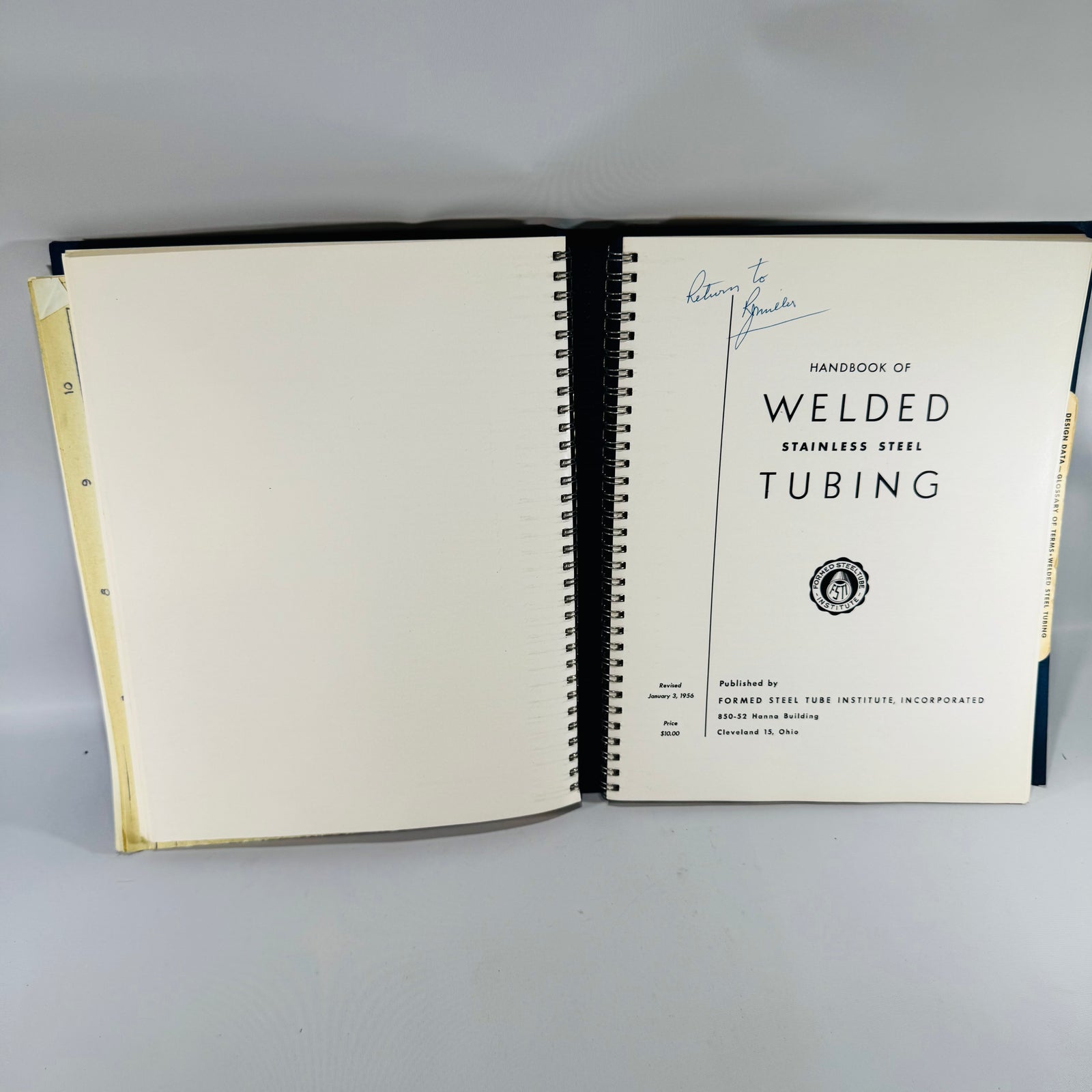 Handbook of Welded Steel Tubing Bundle — Carbon Steel & Stainless Steel Technical Reference Set | Formed Steel Tube Institute | Vintage