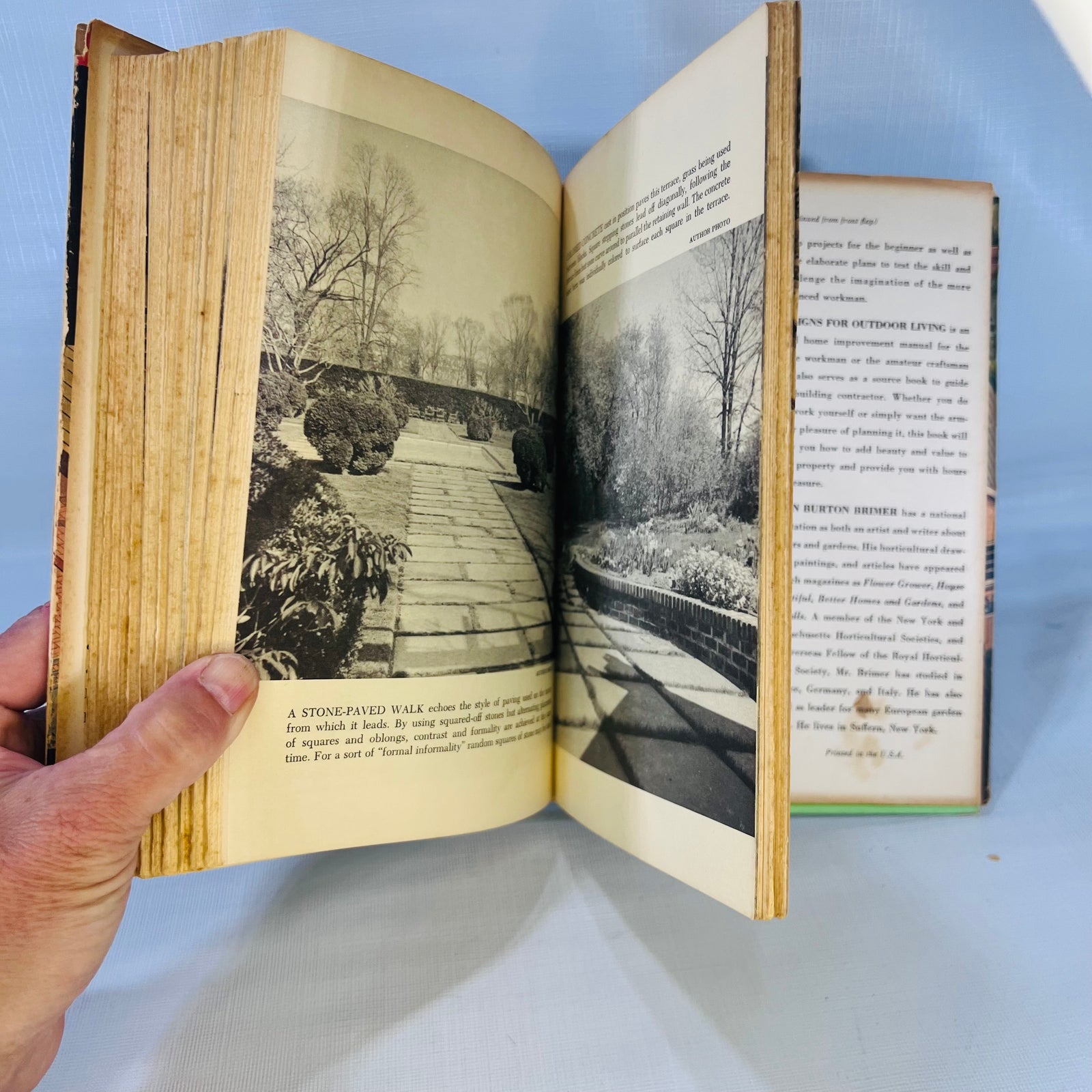 Designs for Outdoor Living by John Burton Brimer 1959 An American Garden Guild Book