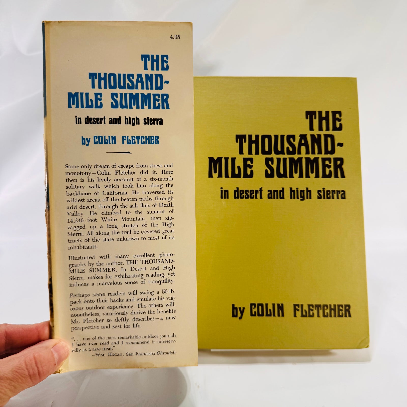 The Thousand-Mile Summer: In Desert and High Sierra by Colin Fletcher (1969) – A Trailblazing Tale of Solitude, Stride, and Sierra Sky