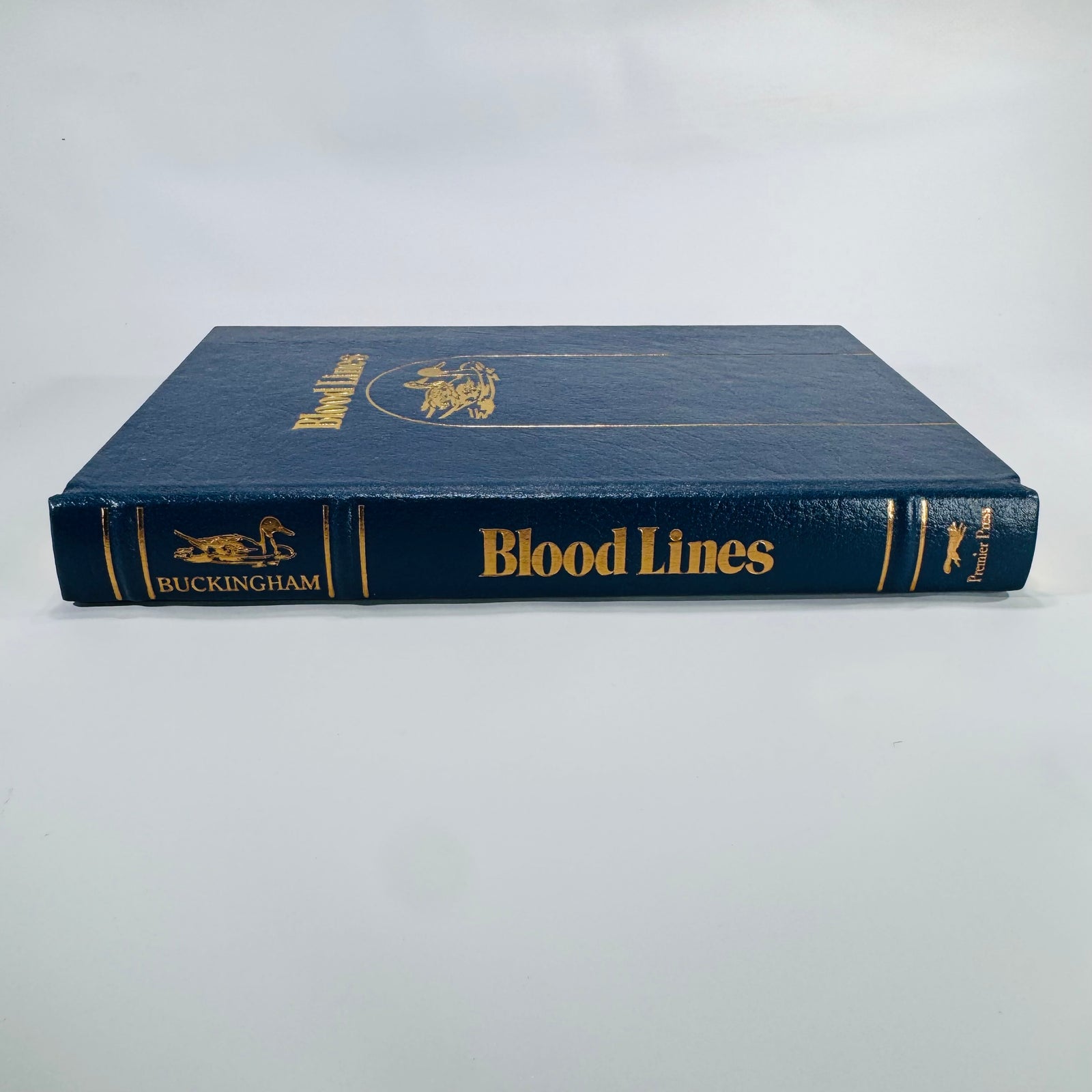 Blood Lines (1989 Limited Edition) — Nash Buckingham | Leather-Bound, Gilt Edges, Hunting & Fishing Sporting Essays