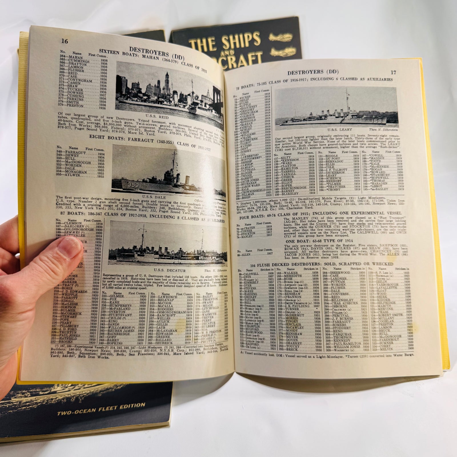 The Ships and Aircraft of the U.S. Fleet – Fahey’s Victory Edition AS FOUND 4-Book Box Set (1985, Naval Institute Press)