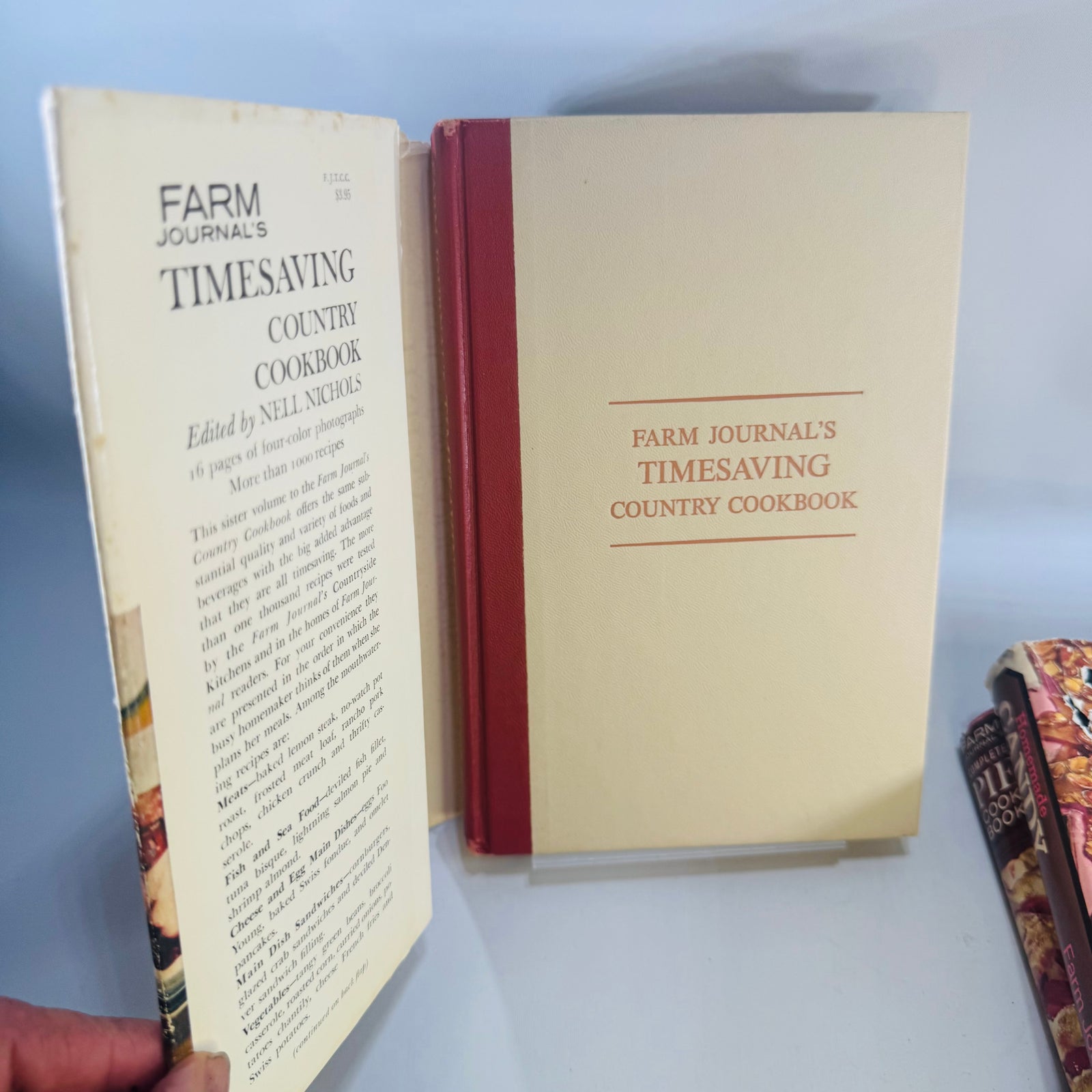 Farm Journal Cookbooks Bundle — Timesaving, Pie & Candy (3 Books with Dust Jackets)