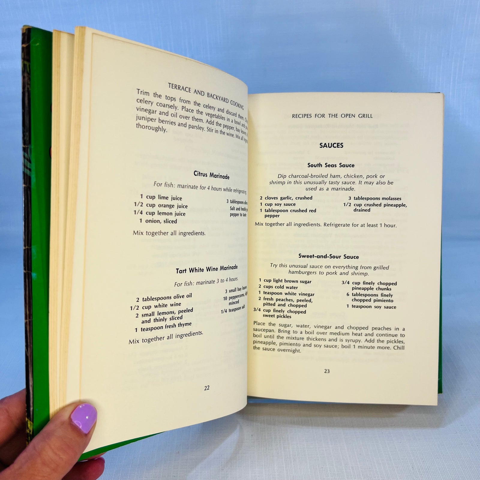 The Complete Outdoor Cookbook by Yvonne Young 1973 Quadrangle/The New York Times Book Co.