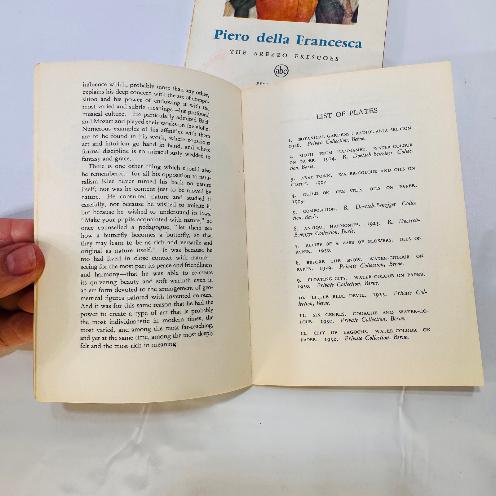 Klee, Van Gogh & Piero della Francesca – The Little Library of Art (Fernand Hazan “abc” Collection) | 1950s Art History Trio