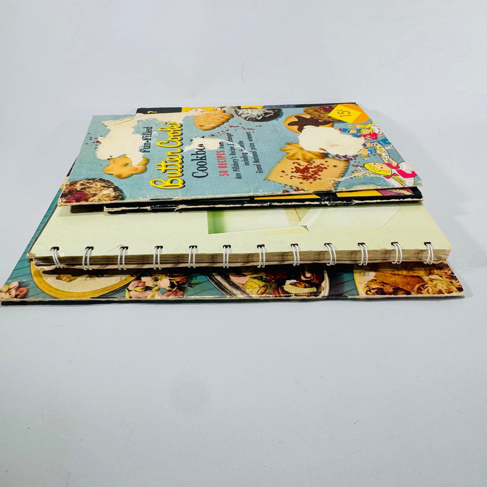 Vintage Cooking Ephemera — Mid-Century Recipe Booklet Bundle (1950s–1960s) — Jell-O, Borden’s, Pillsbury, Fleischmann’s | Advertising Recipes, Culinary Ephemera