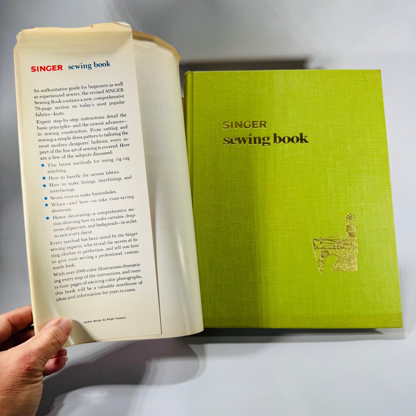 Vintage Sewing Instruction • Singer Sewing Book (1972, Revised Edition) — Jessie Hutton & Gladys Cunningham | Illustrated Techniques, Sewing Reference