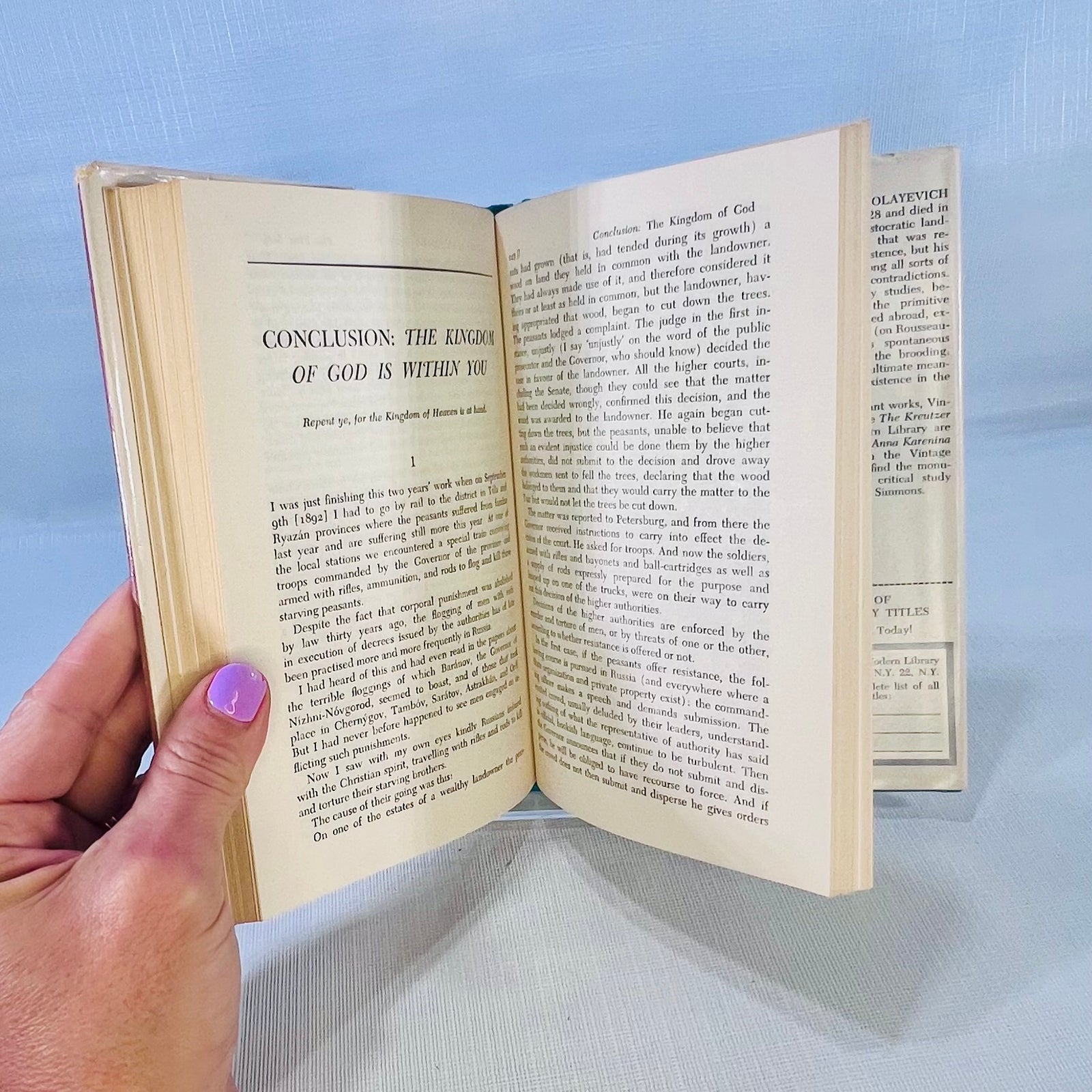 Leo Tolstoy Selected Essays translated by Almere Maude Introduced by Ernest J. Simmons 1964 A Modern Library Book
