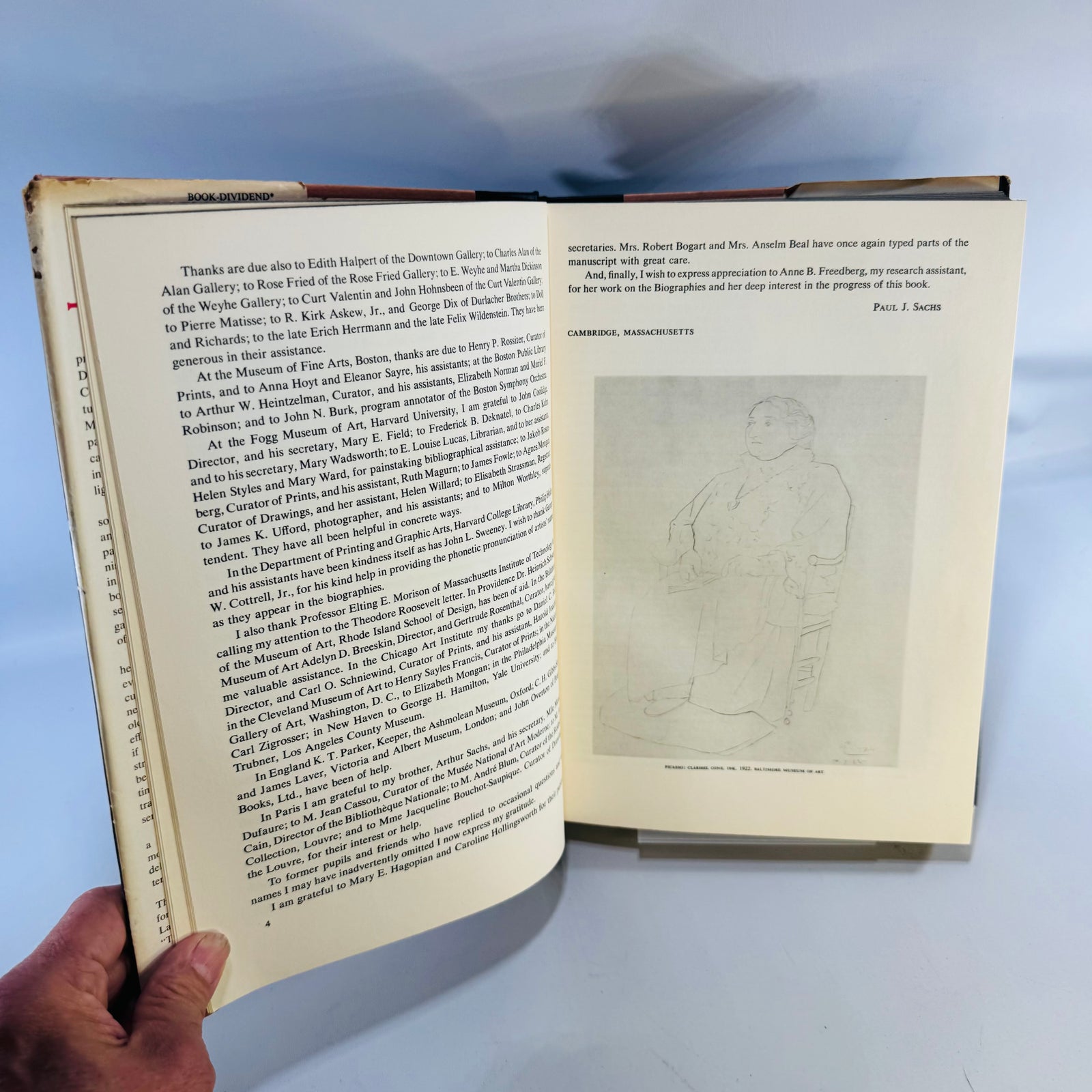 1954 Modern Prints and Drawings by Paul J. Sachs Illustrated Art Book with Dust Jacket