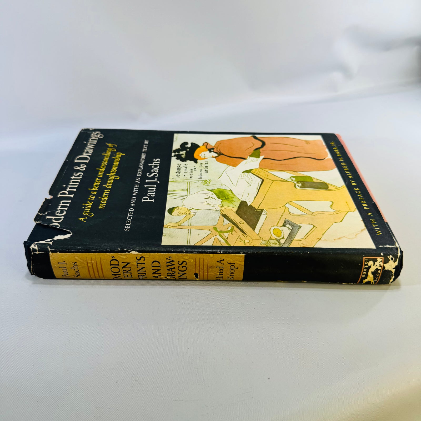 1954 Modern Prints and Drawings by Paul J. Sachs Illustrated Art Book with Dust Jacket