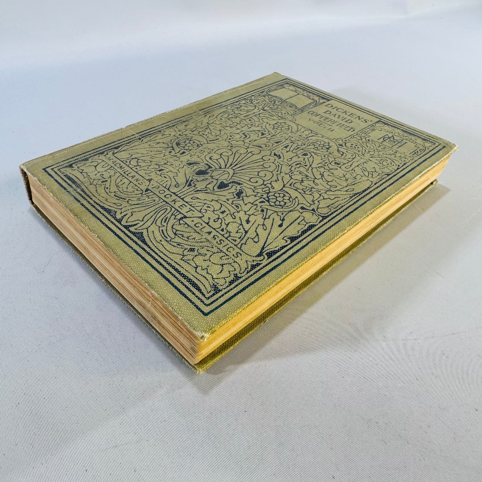 1911 David Copperfield Volume 2 Antique Hardcover Macmillan Pocket Classics Charles Dickens