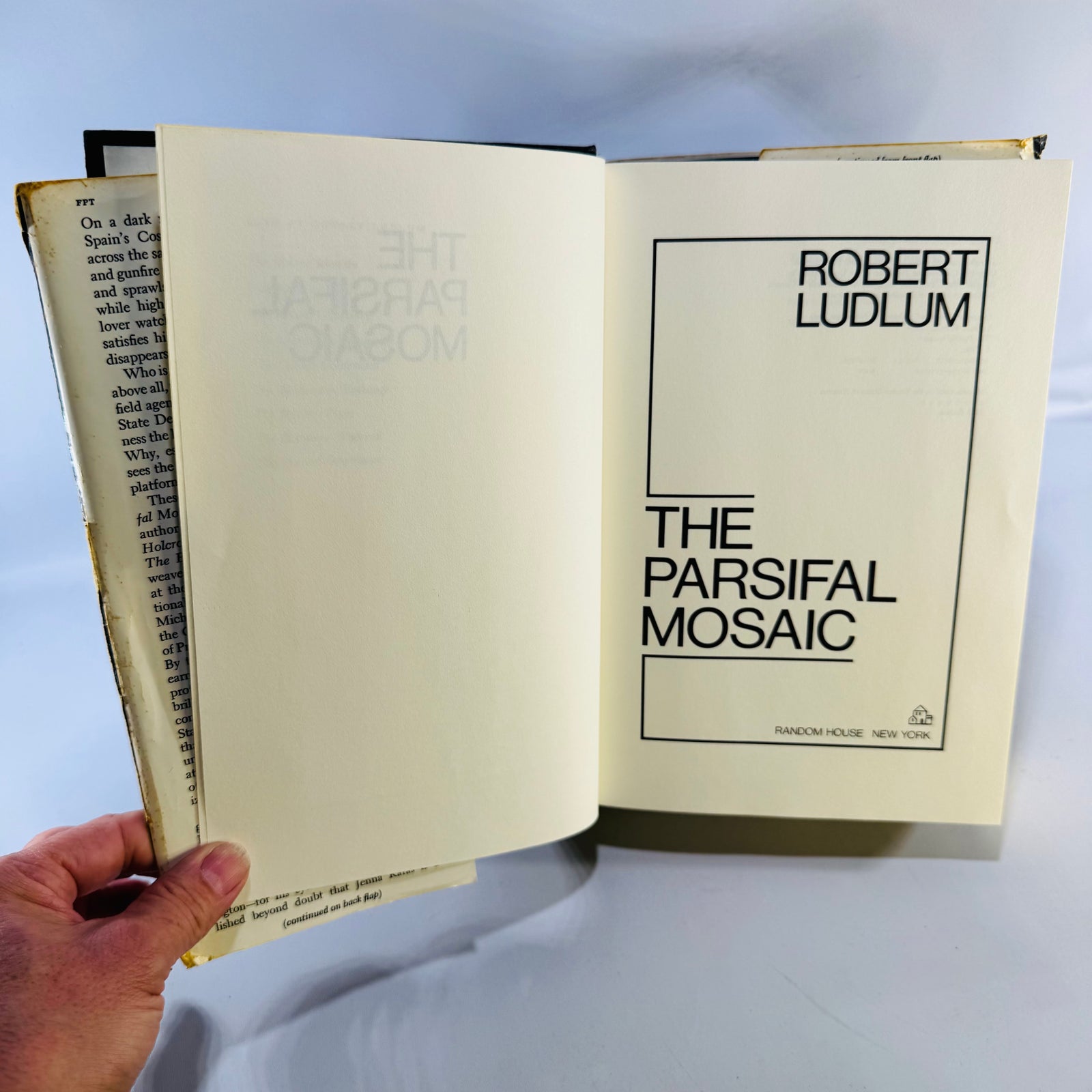 The Parsifal Mosaic Robert Ludlum 1982 First Edition Second Printing Hardcover