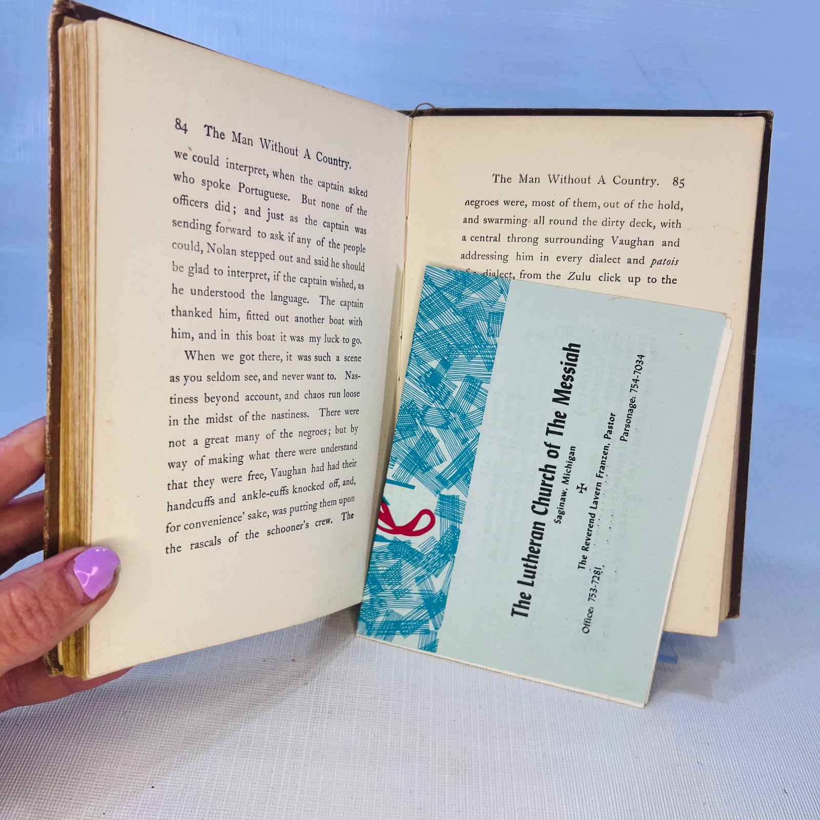 Man Without A Country by Edward Everett Hale 1907 Hurst & Company