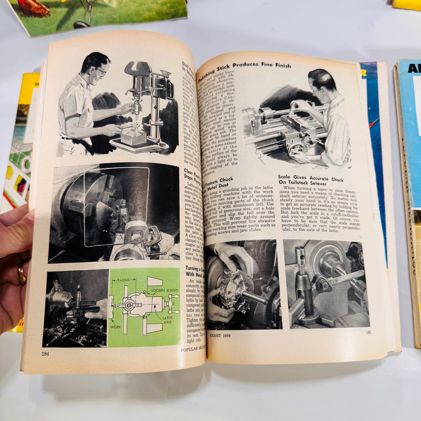 Popular Mechanics Magazine Run – July to December 1959 (6 Consecutive Issues)