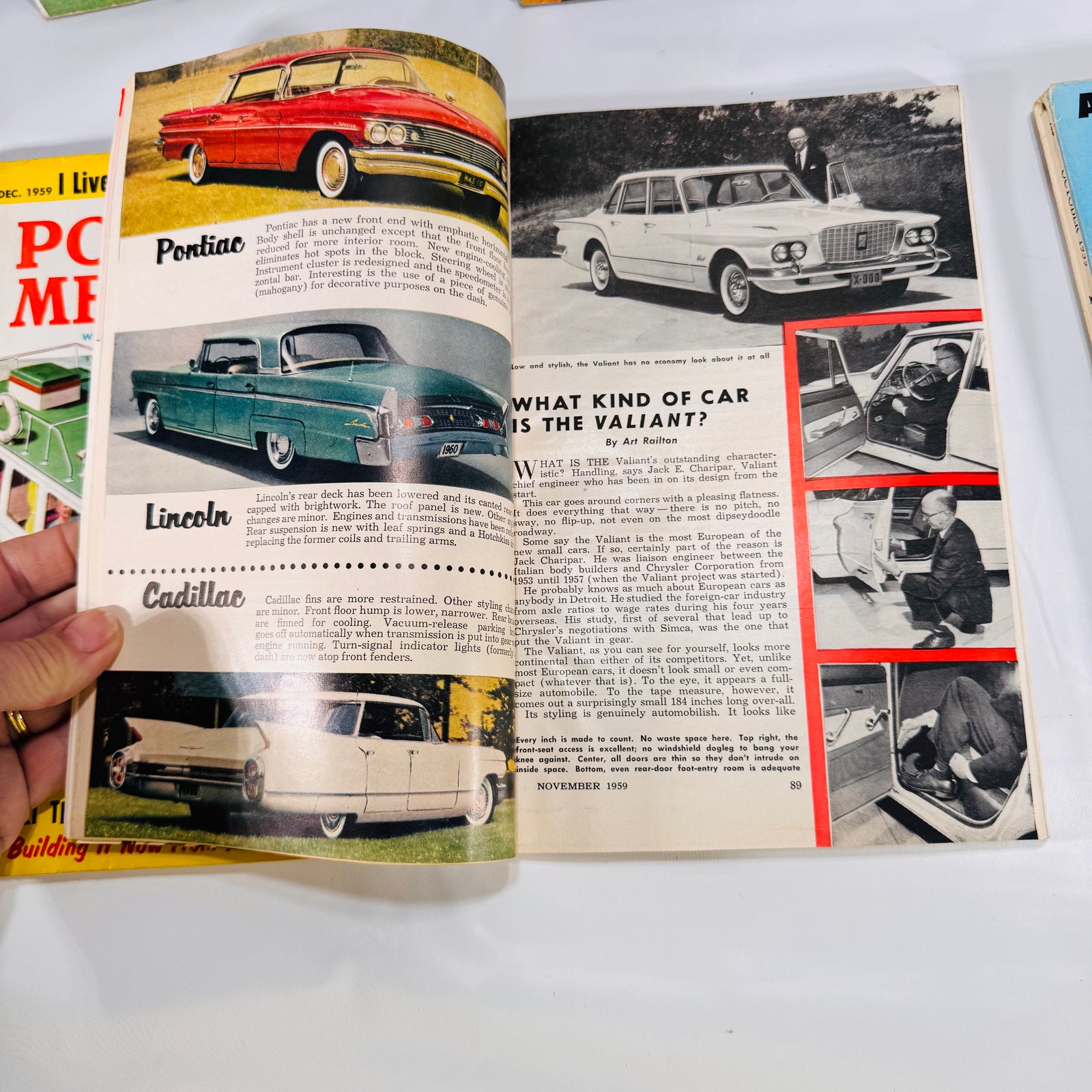 Popular Mechanics Magazine Run – July to December 1959 (6 Consecutive Issues)