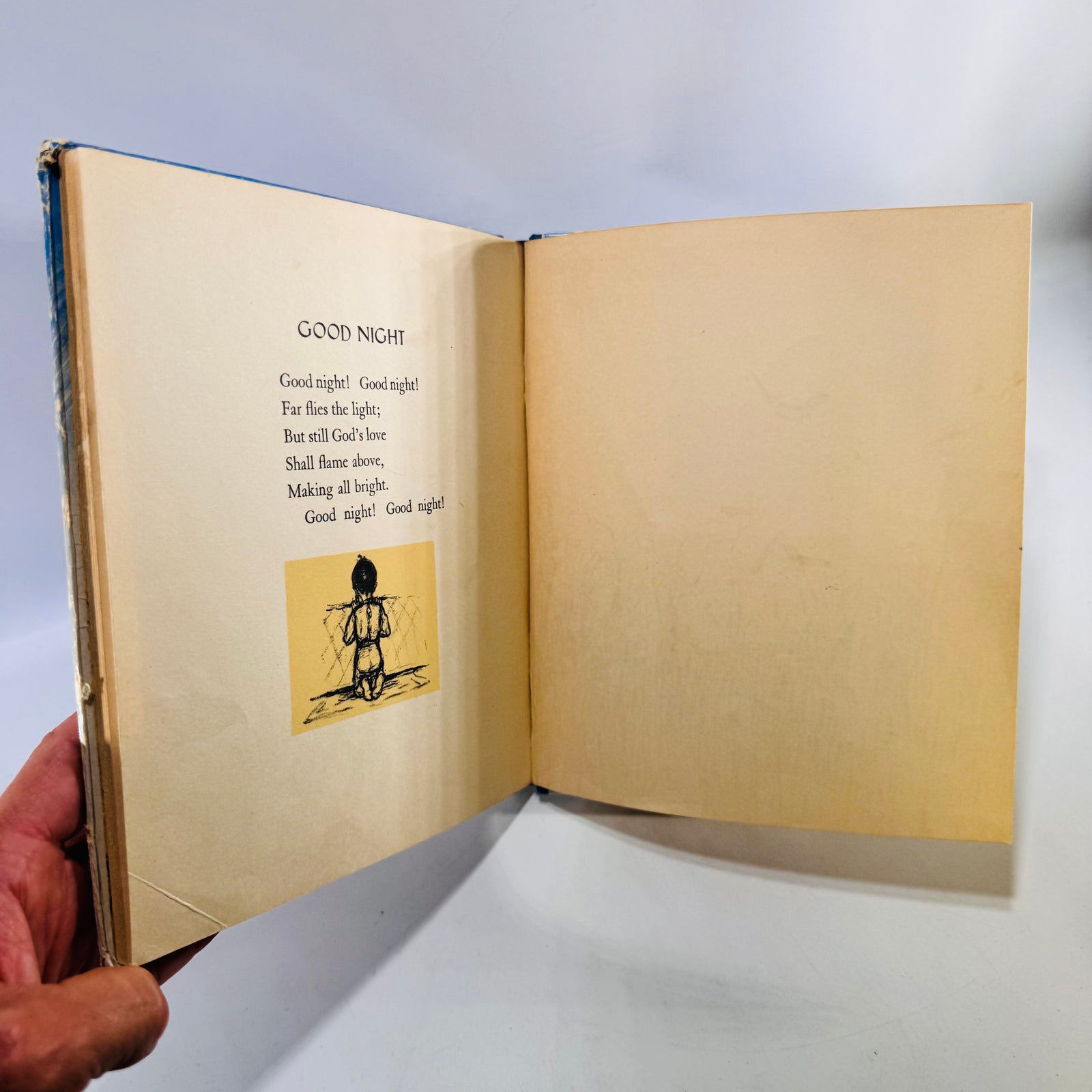 1941 Prayers and Graces for Small Children Quail Hawkins Marguerite de Angeli Vintage Prayer Book